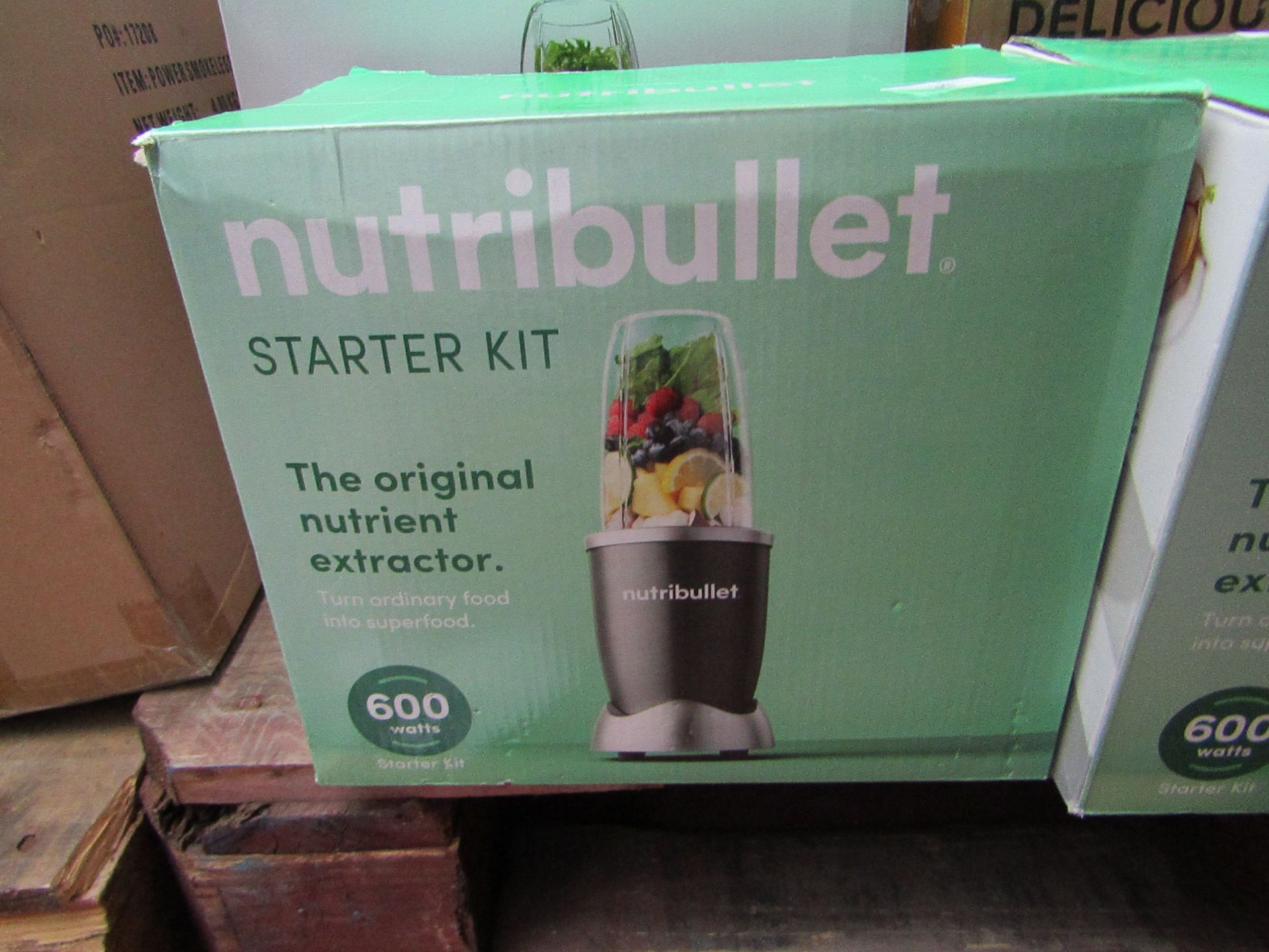 | 1X | NUTRI BULLET 600 SERIES STARTER KIT | REFURBISHED AND BOXED | NO ONLINE RESALE ALLOWED |