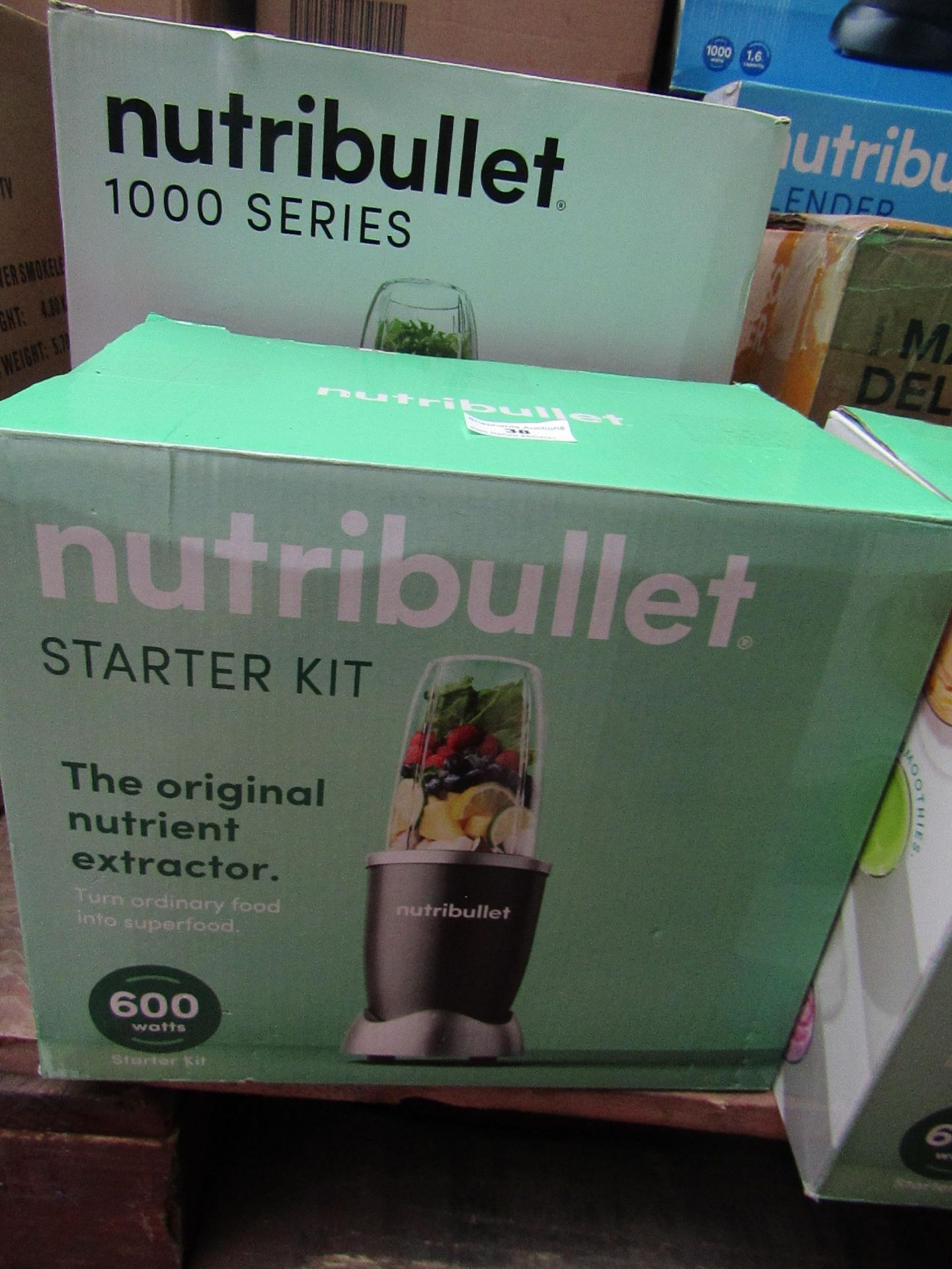 | 1X | NUTRI BULLET 600 SERIES STARTER KIT | REFURBISHED AND BOXED | NO ONLINE RESALE ALLOWED |