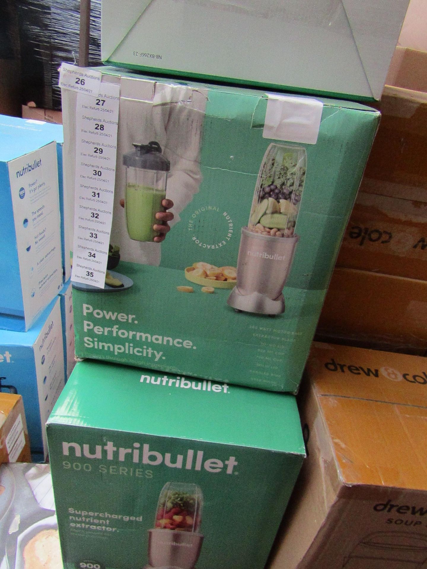 | 1X | NUTRI BULLET 900 SERIES | REFURBISHED AND BOXED | NO ONLINE RESALE ALLOWED | SKU - | RRP £