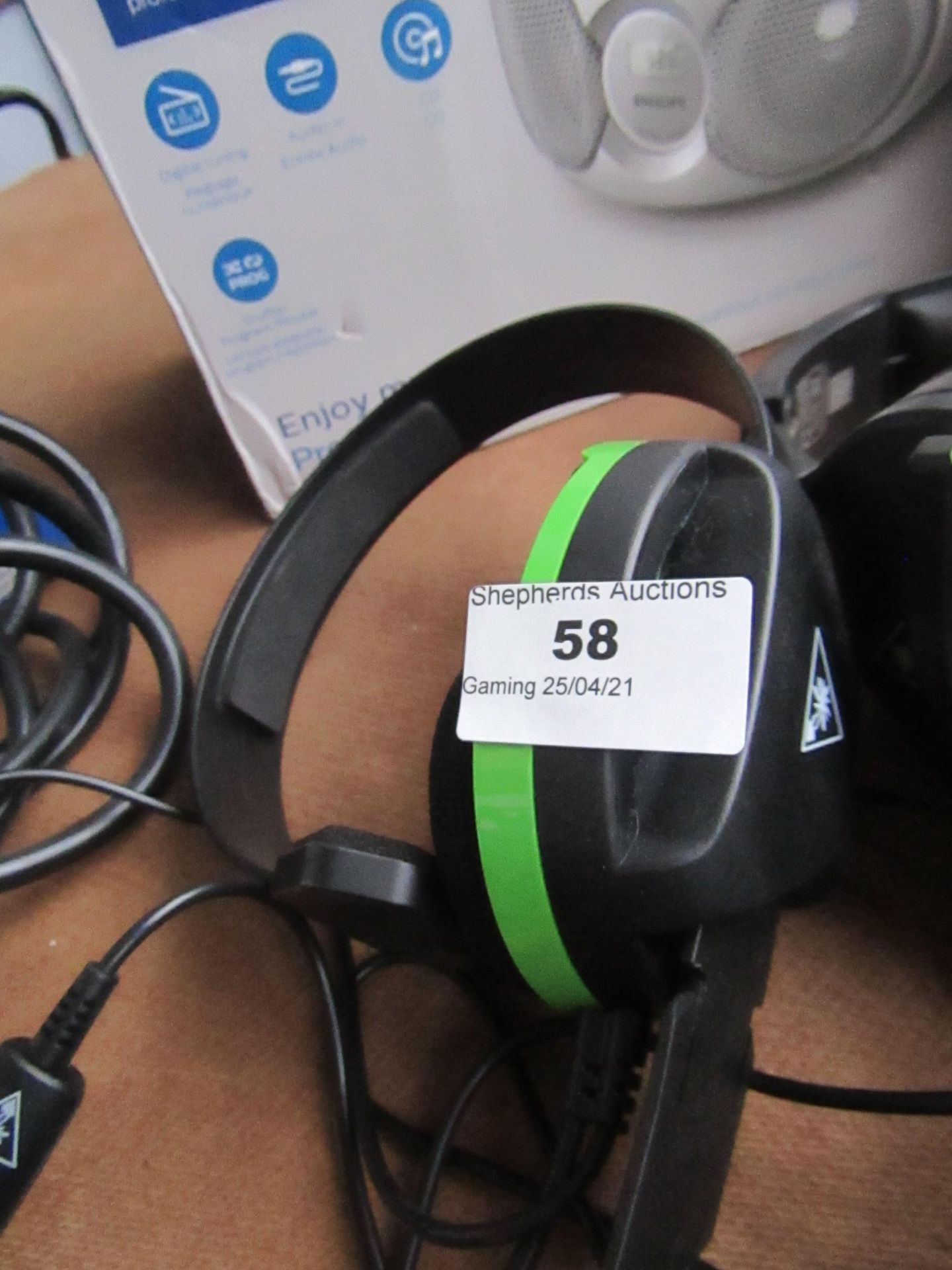 Turtle Beach Singular Headset (see image for design), Tested Working for Sound Only