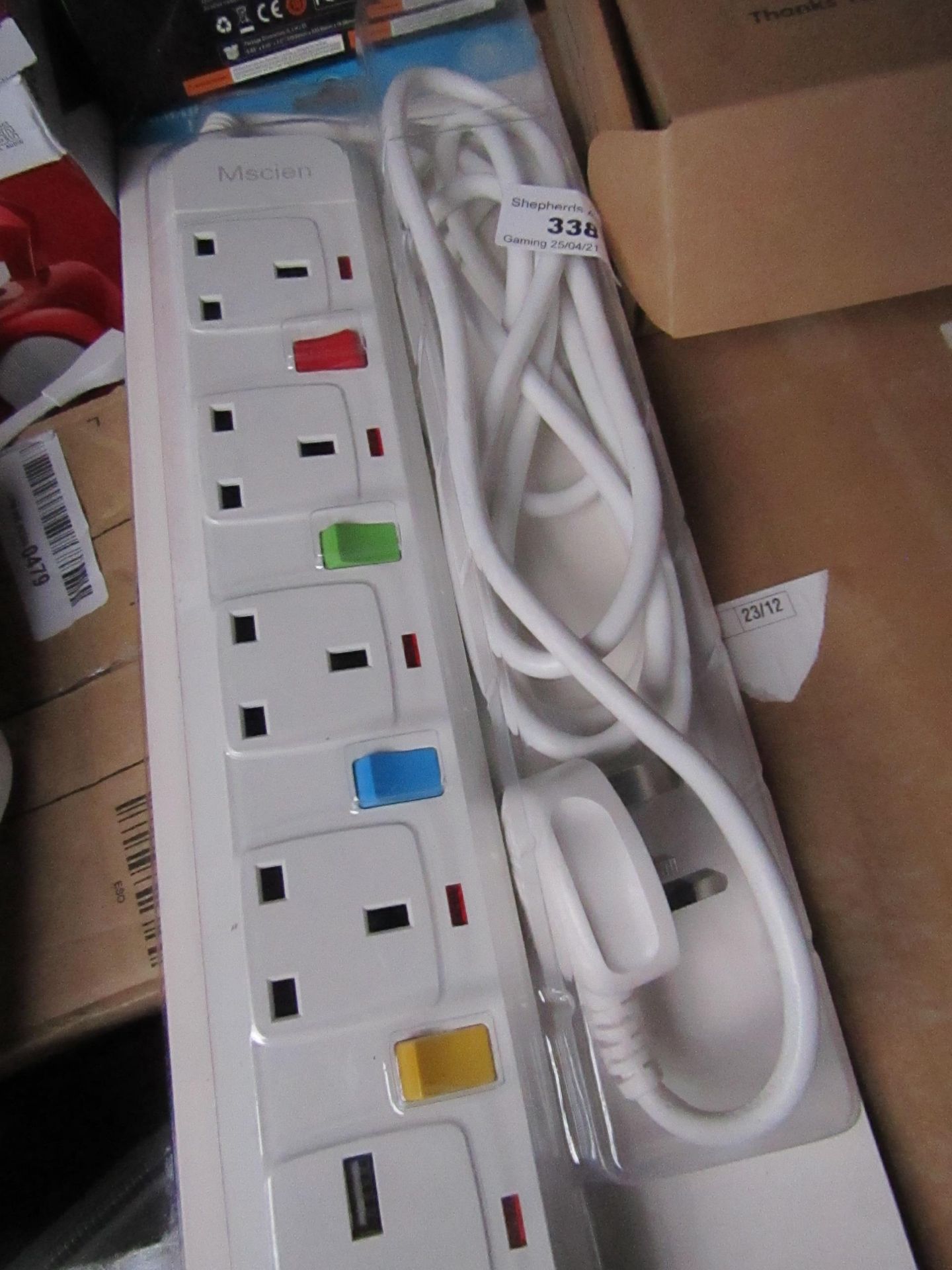 Smart life 4 Plug Socket & Usb Extension Lead - New & Packaged.