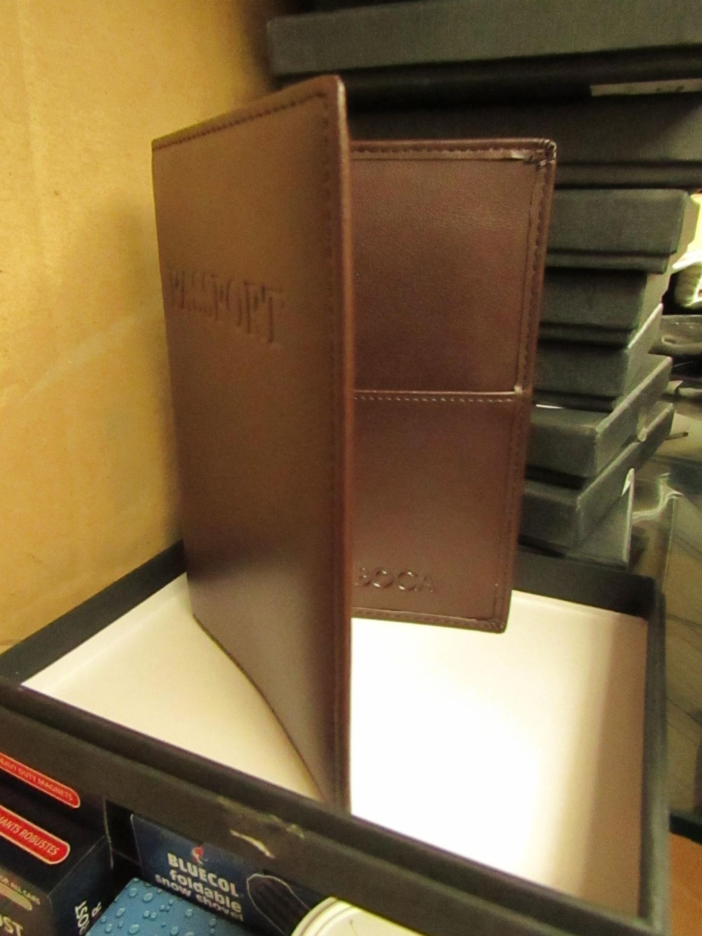 5 x Boca Passport Wallets with Credit Card/ID  Slots and RFID Blocking Technology to prevent