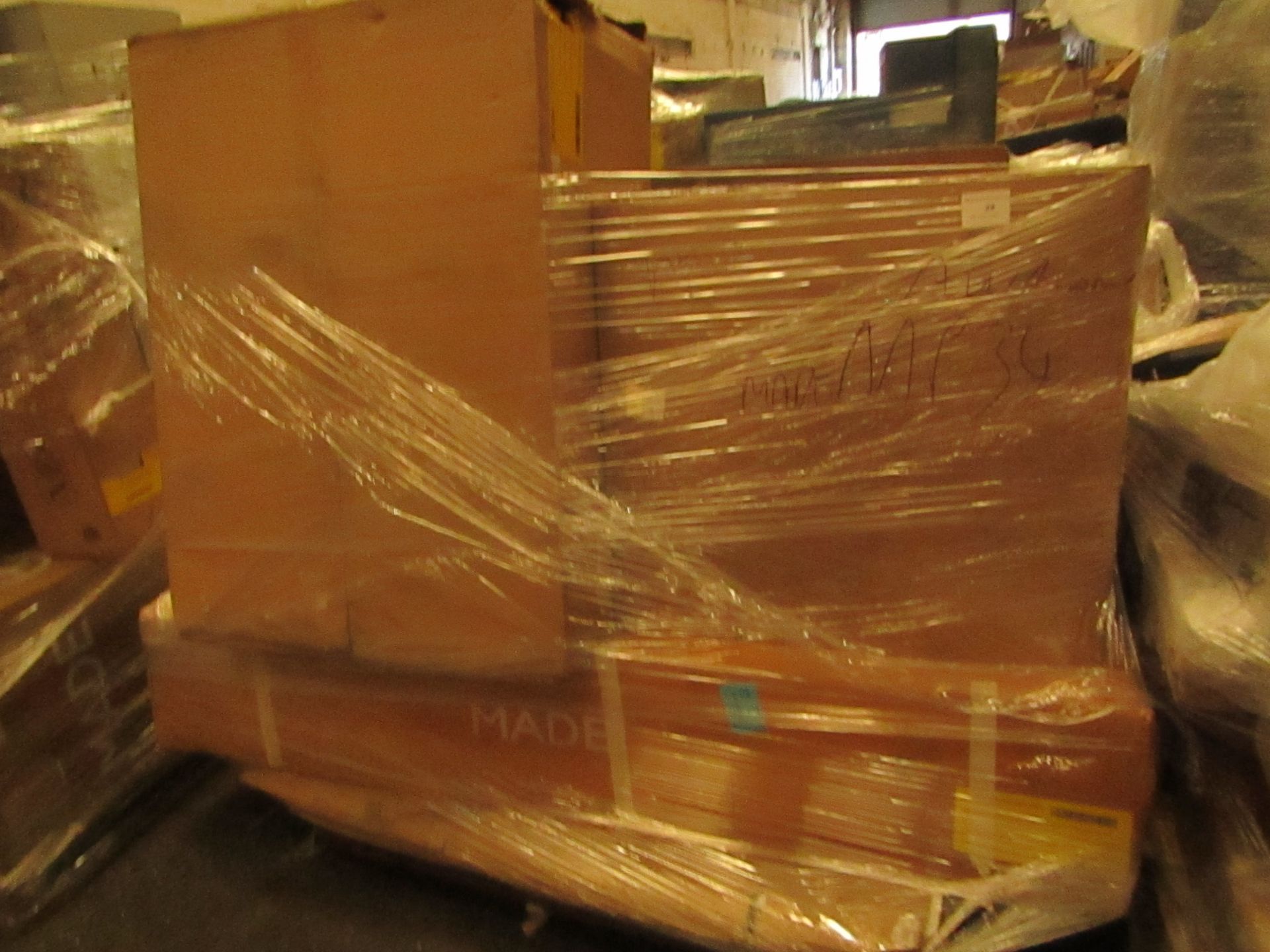 | 1X | PALLET OF FAULTY / MISSING PARTS / DAMAGED RAW CUSTOMER RETURNS MADE.COM STOCK UNMANIFESTED |