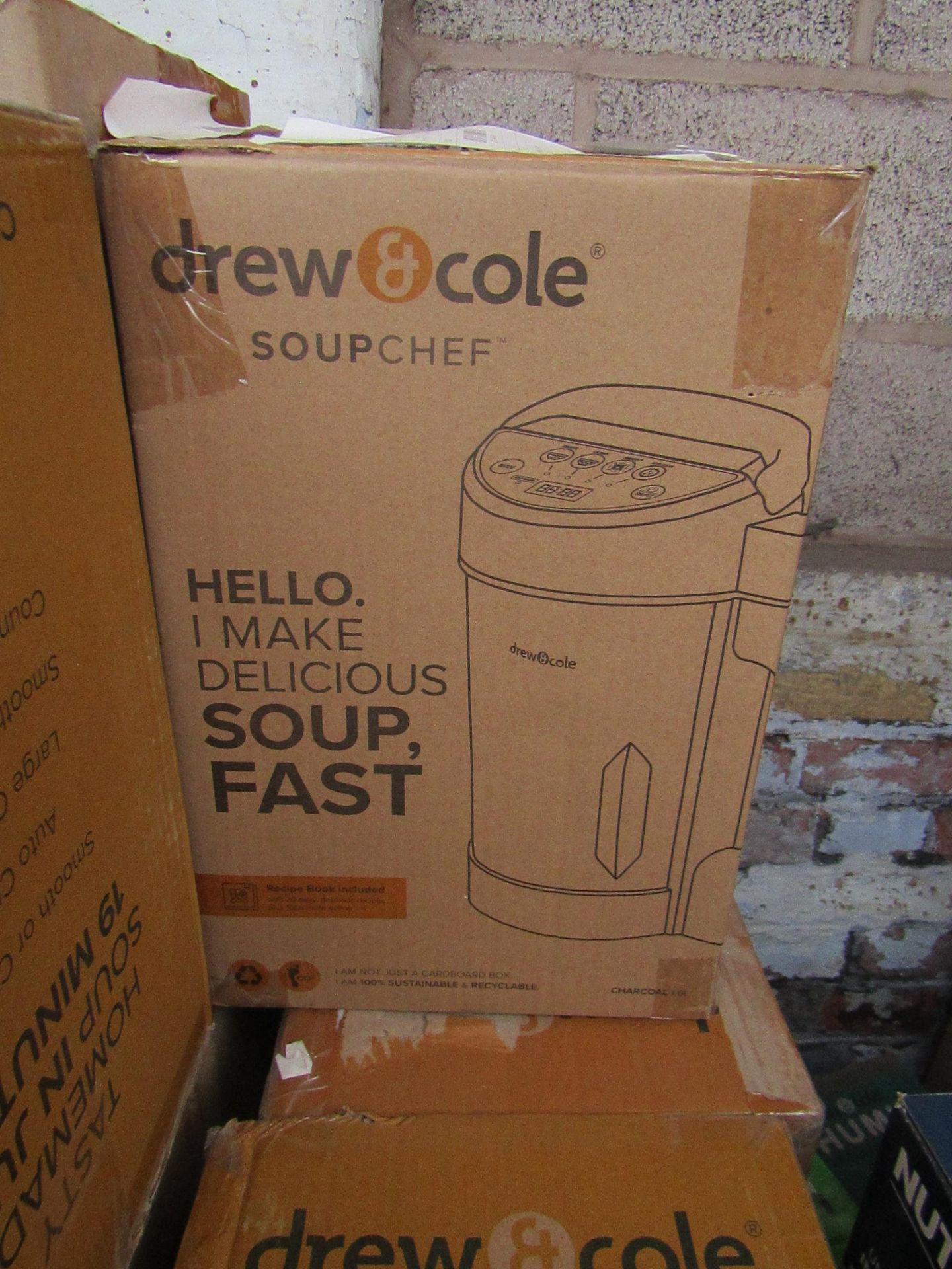 | 4X | DREW AND COLE SOUP CHEF | BOXED AND UNCHECKED | NO ONLINE RESALE | SKU C5060541516809 |