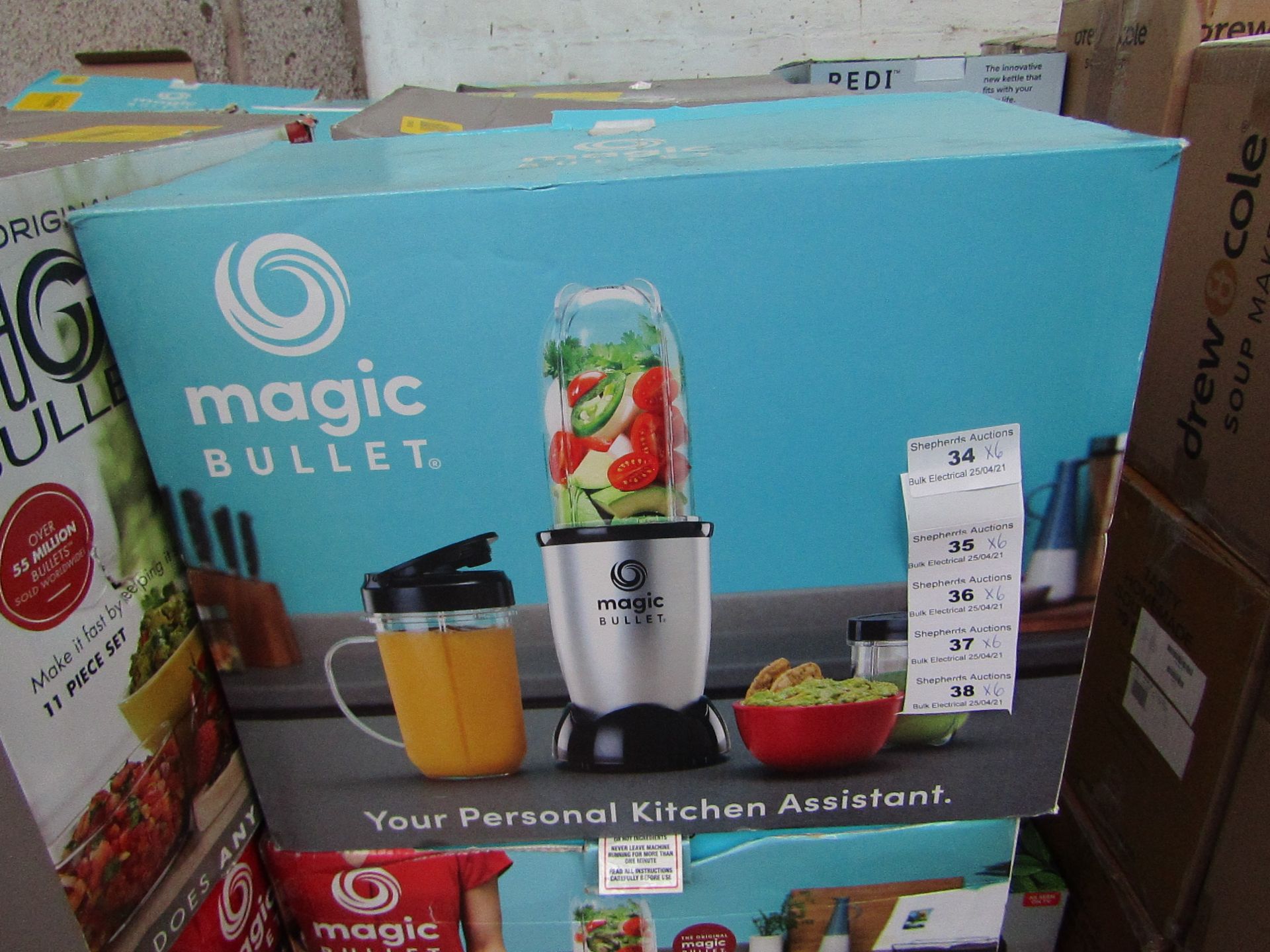 | 6X | THE MAGIC BULLET BLENDER | UNCHECKED AND BOXED | NO ONLINE RESALE | SKU C5060191467360 |