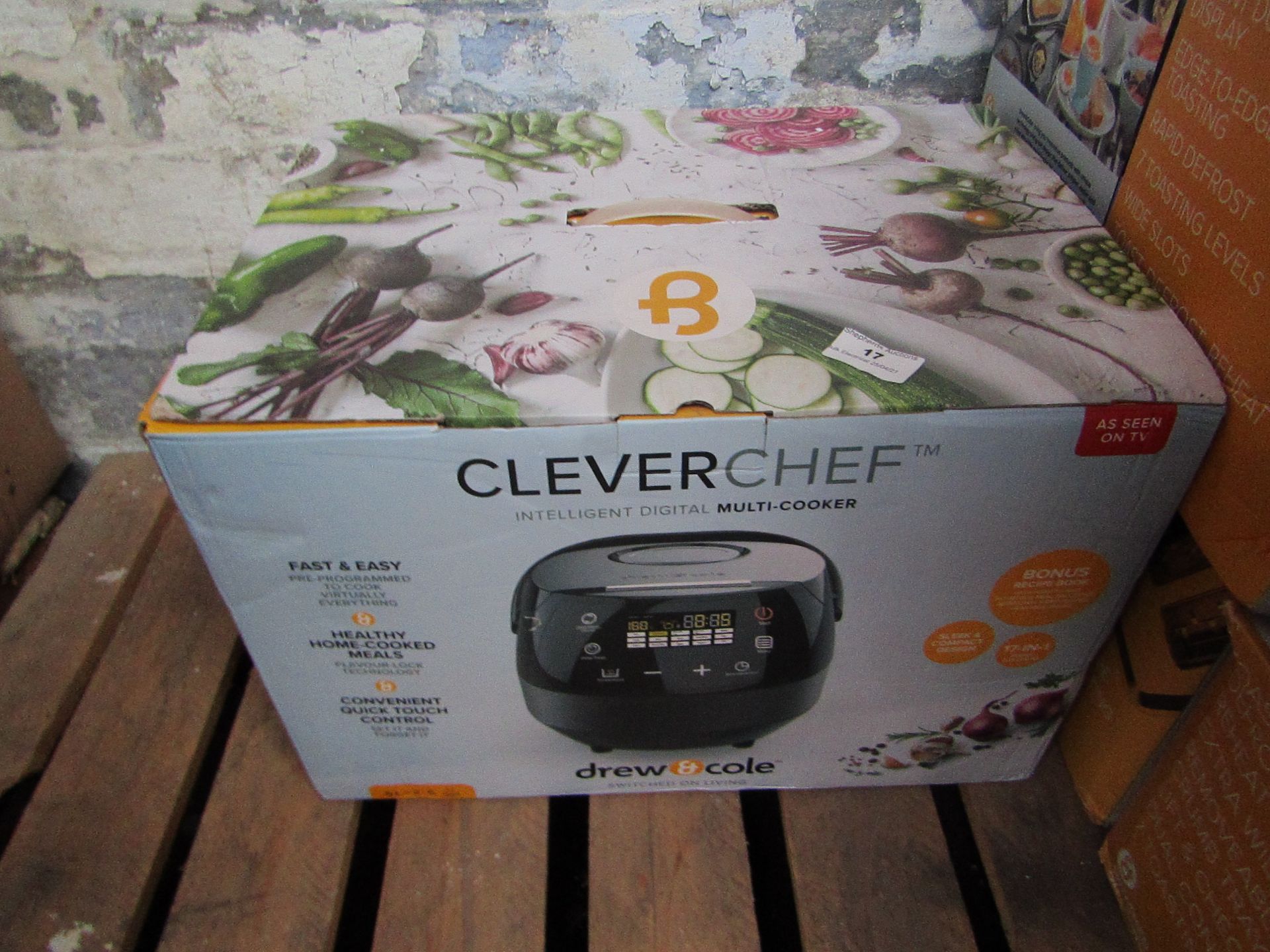 | 1X | DREW & COLE CLEVER CHEF MULTI-COOKER | UNCHECKED & BOXED | NO ONLINE RESALE | SKU