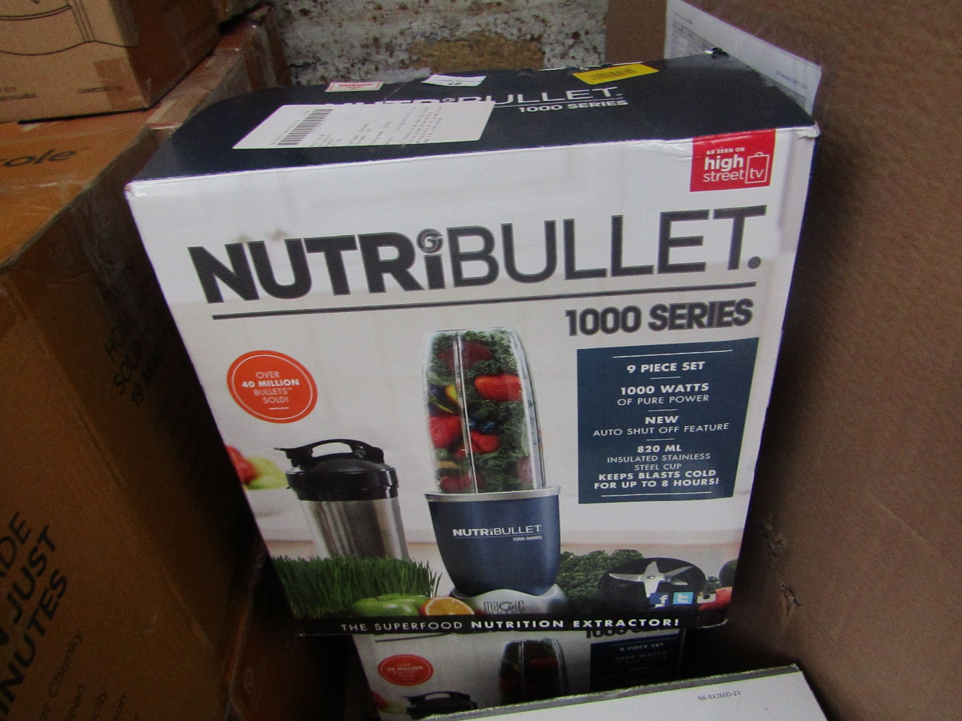 | 2X | NUTRI BULLET 1000 SERIES | UNCHECKED AND BOXED | NO ONLINE RESALE | SKU C5060191464734 |