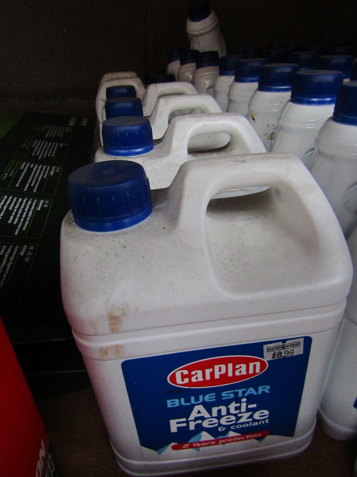 6x Carplan - Bluestar Anti-Freeze & Coolant - 2 Litre Bottles - Unused & Sealed.