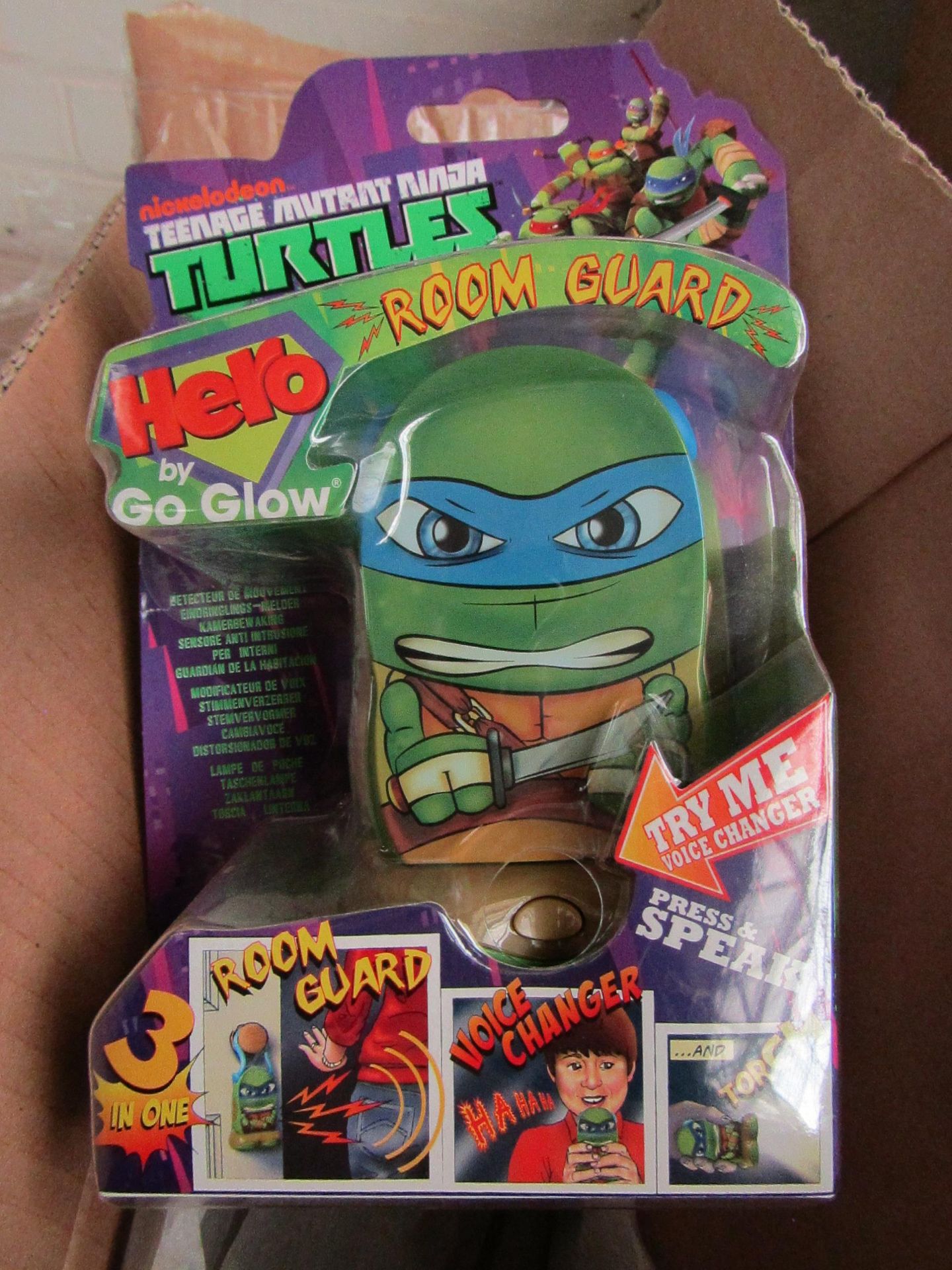 6x Teenage Mutant Ninja Turtles - Room Guard - New & Packaged.