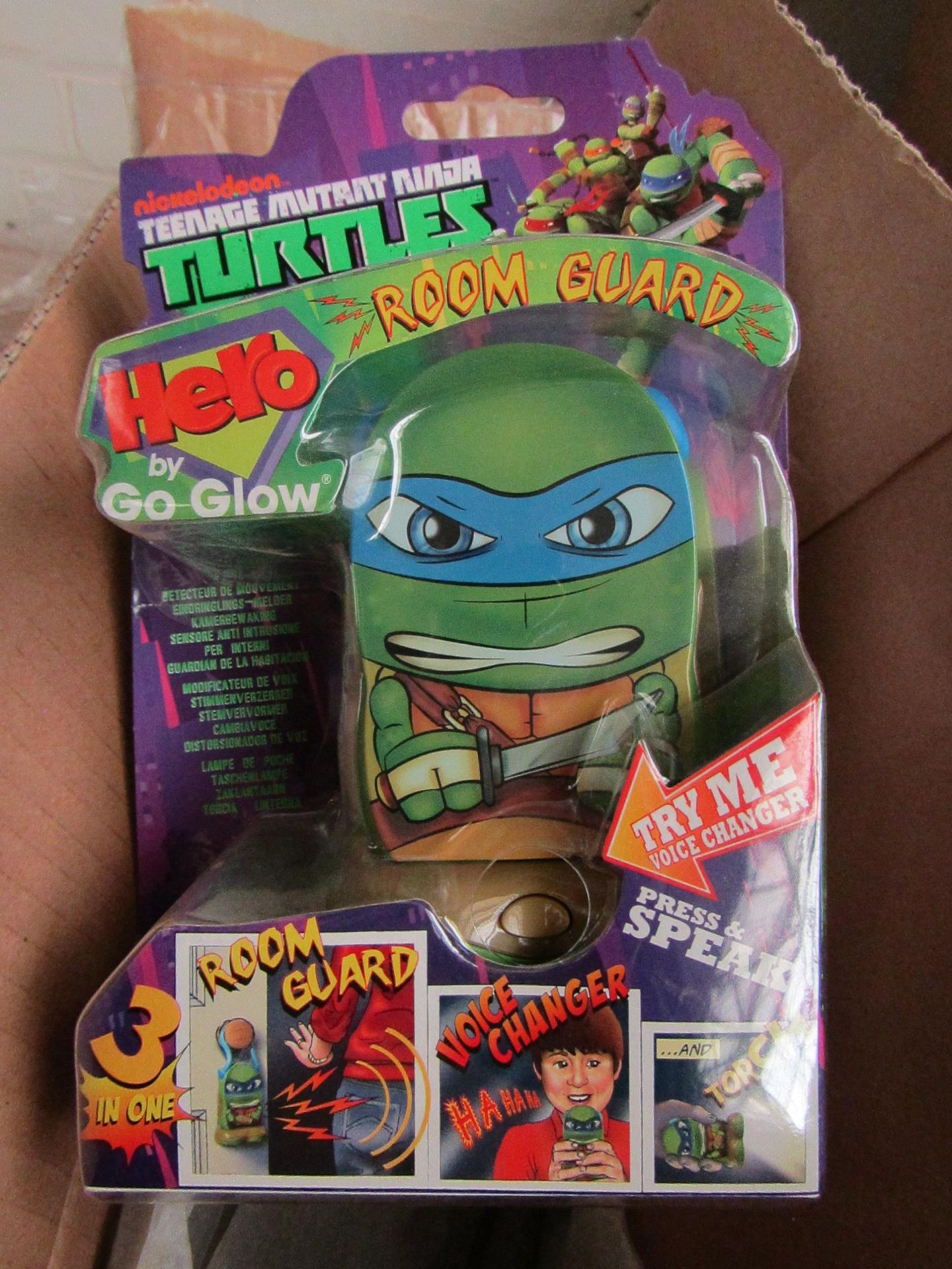 6x Teenage Mutant Ninja Turtles - Room Guard - New & Packaged.