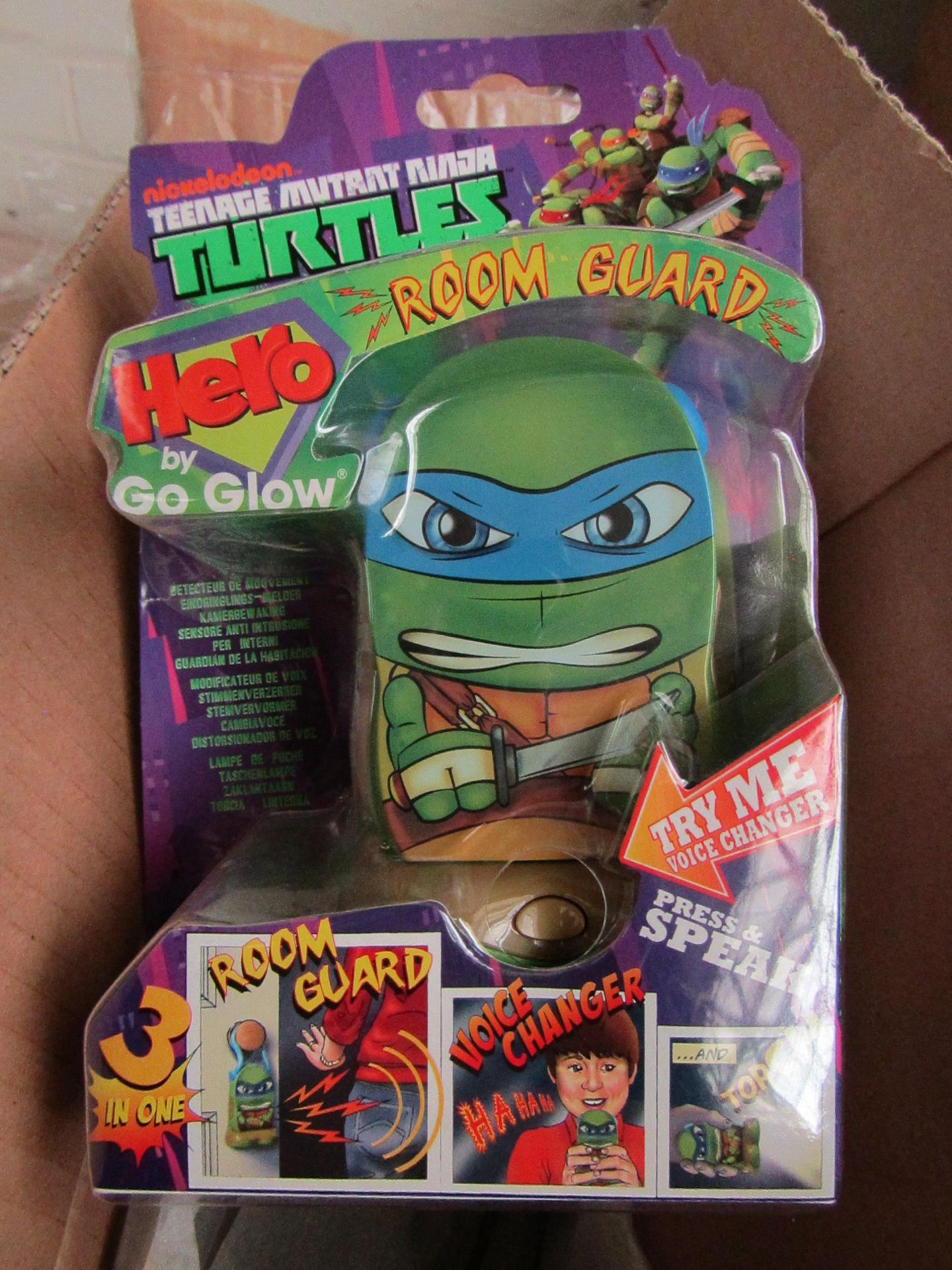 6x Teenage Mutant Ninja Turtles - Room Guard - New & Packaged.