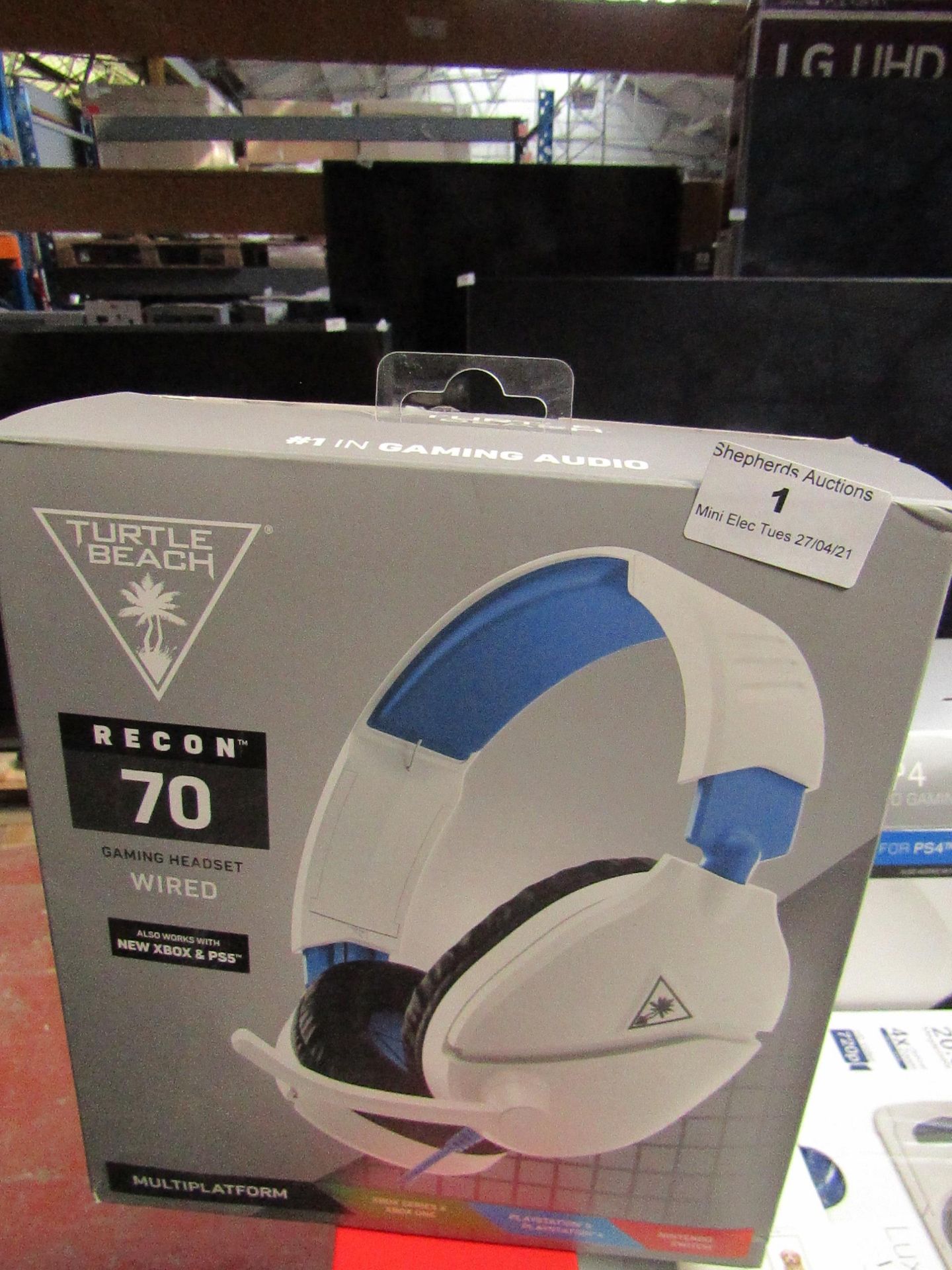 Turtle Beach Recon 70 Gaming Headset, PlayStatiion | Unchecked & Boxed