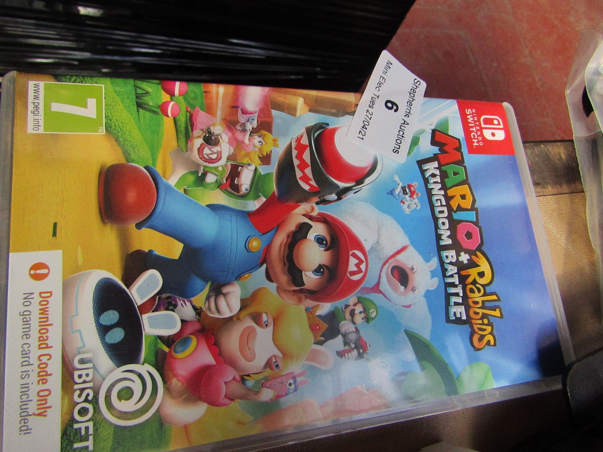 Nintendo Switch "Mario + Rabbids Kingdom Battle", RATED 7+ | Unchecked & Boxed