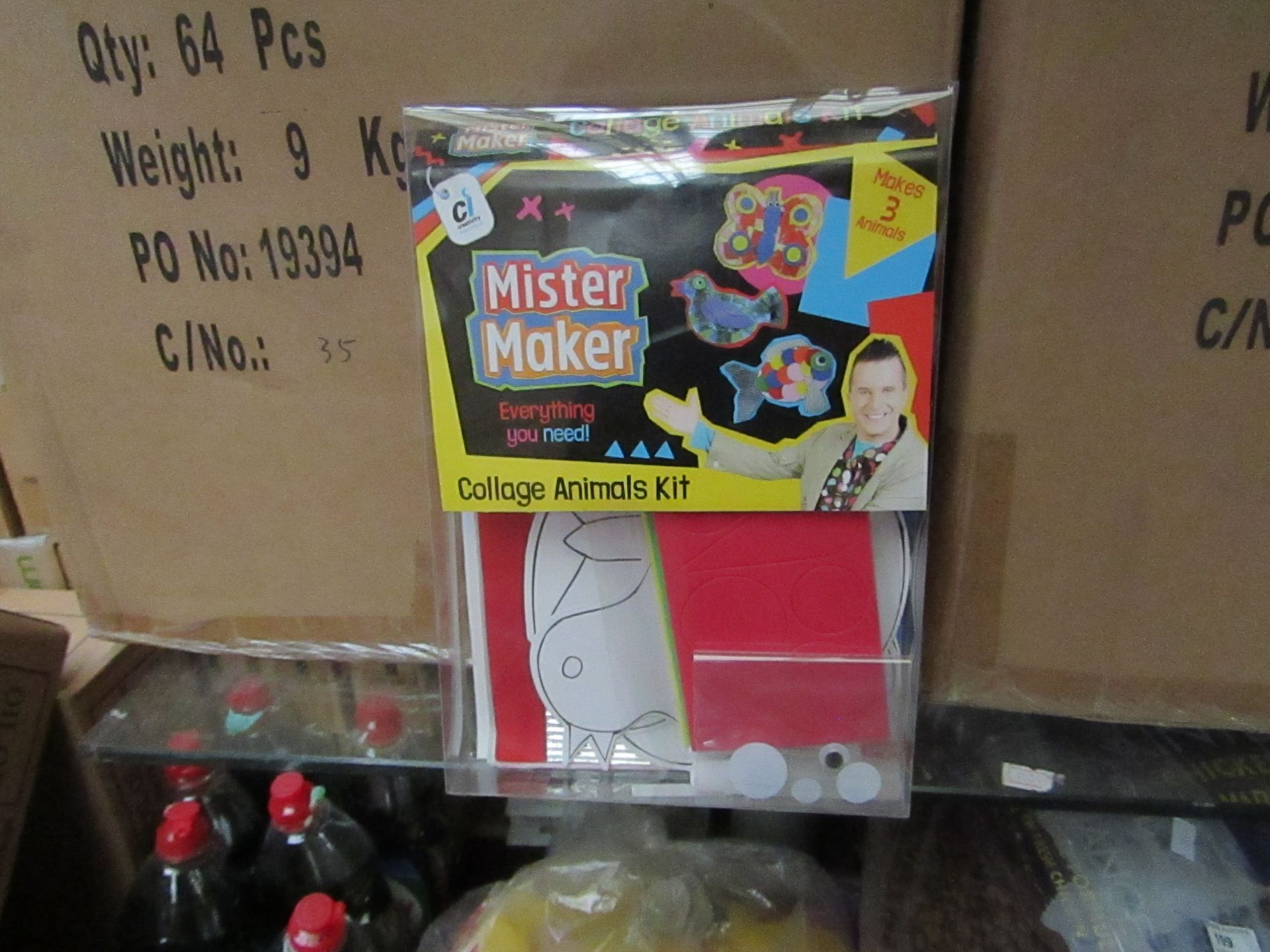 8x Mister Maker collage animals set, new and boxed.