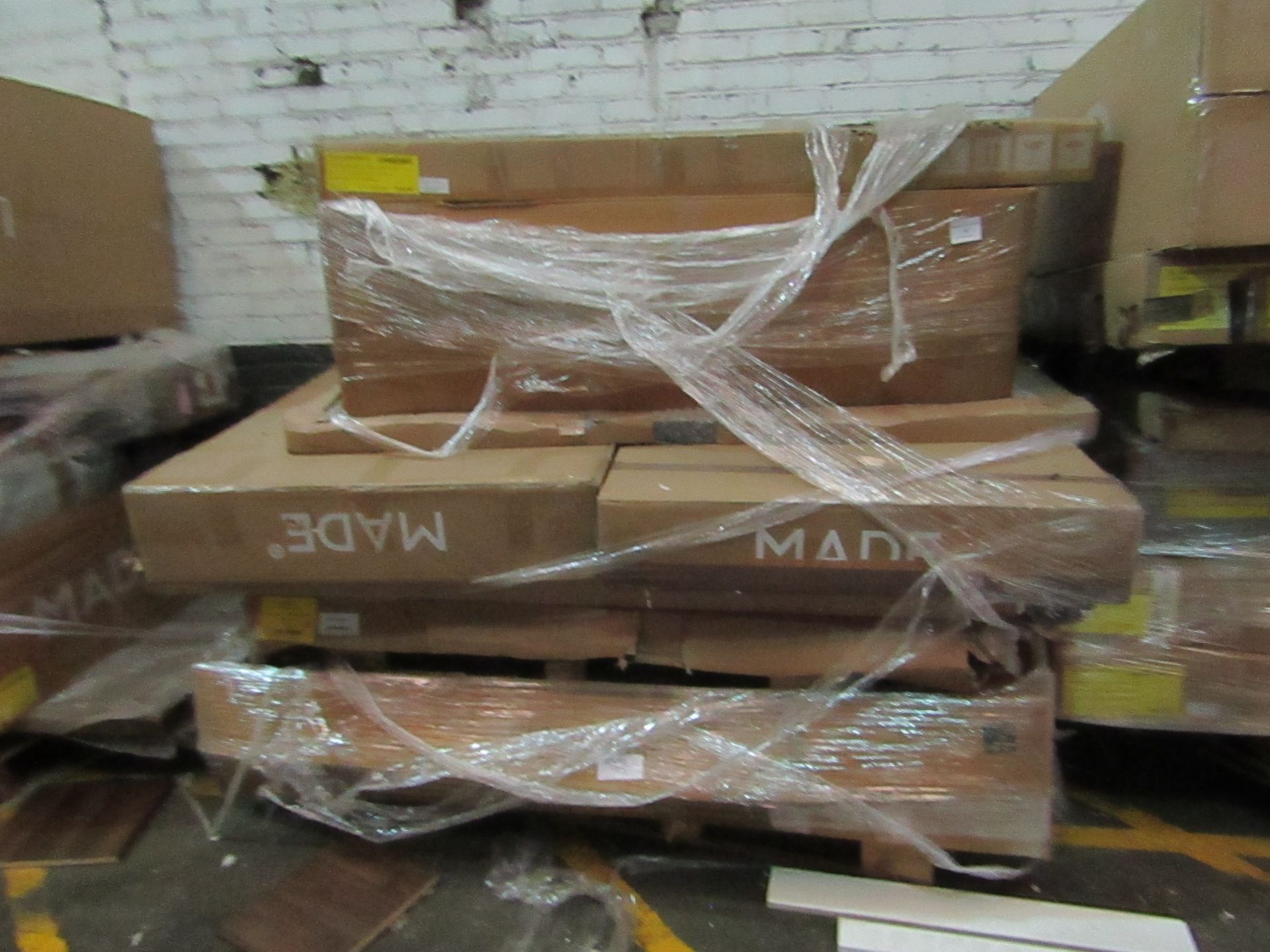 | 1X | PALLET OF FAULTY / MISSING PARTS / DAMAGED CUSTOMER RETURNS MADE.COM STOCK UNMANIFESTED |