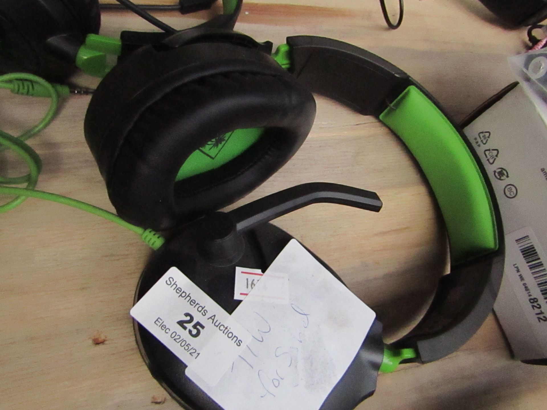Turtle Beach Gaming Headset, Tested Working for Sound Only.