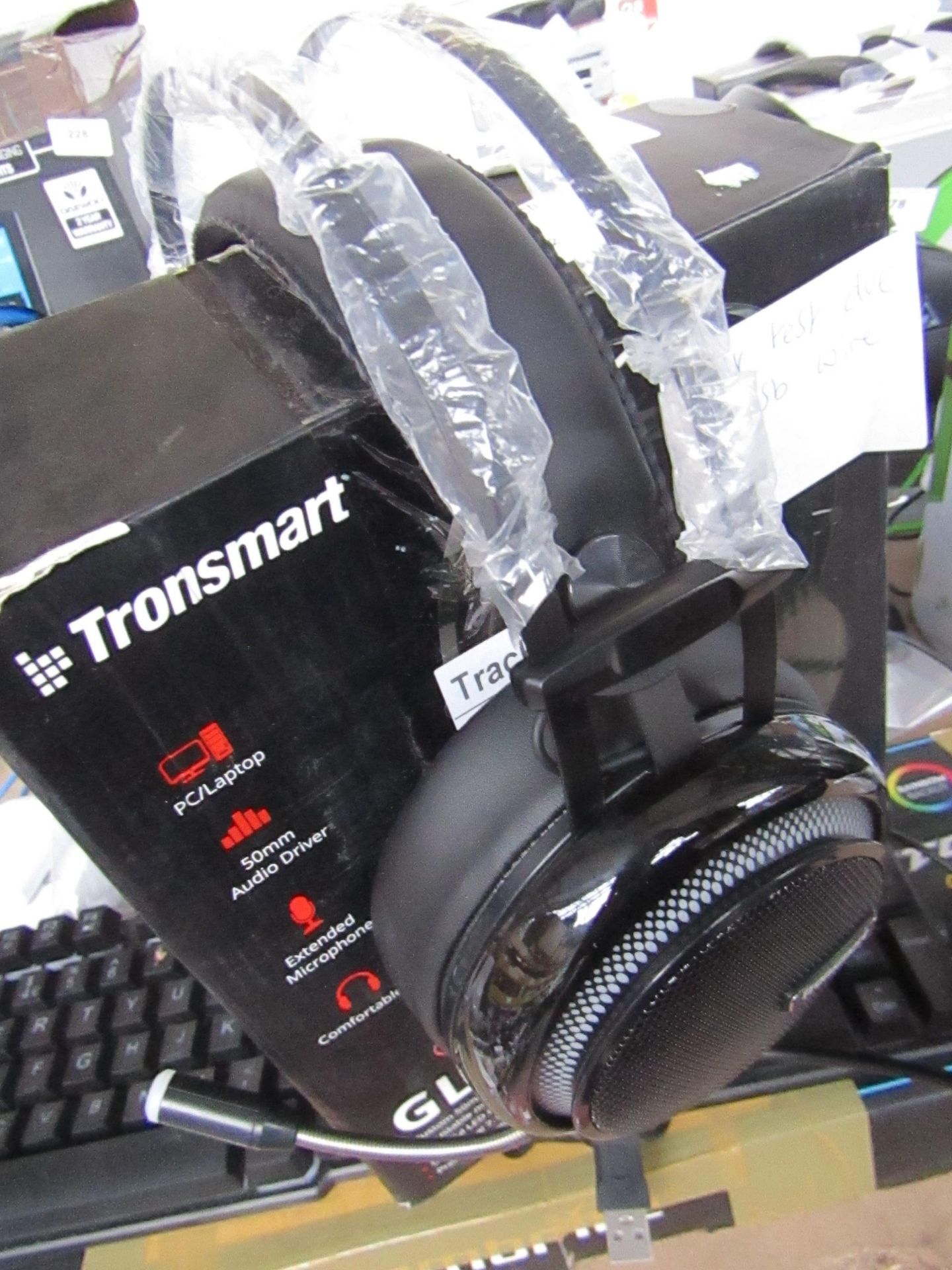 Tronsmart Glary Wired Gaming Headset - Cant test due to USB Wire & Boxed.