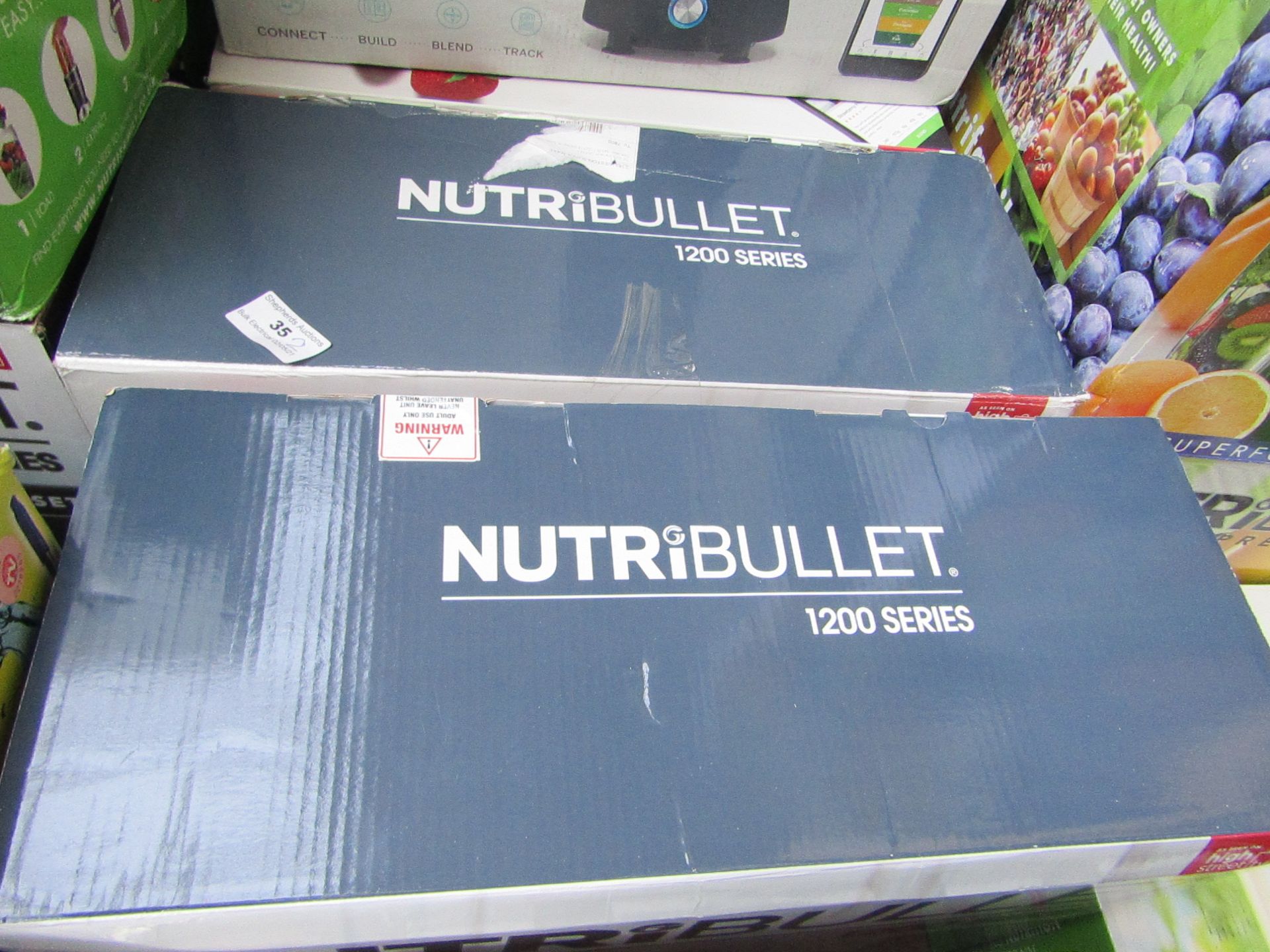 | 2X | NUTRI BULLET 1200 SERIES BLENDER | UNCHECKED & BOXED | NO ONLINE RESALE | SKU - | RRP £119.99