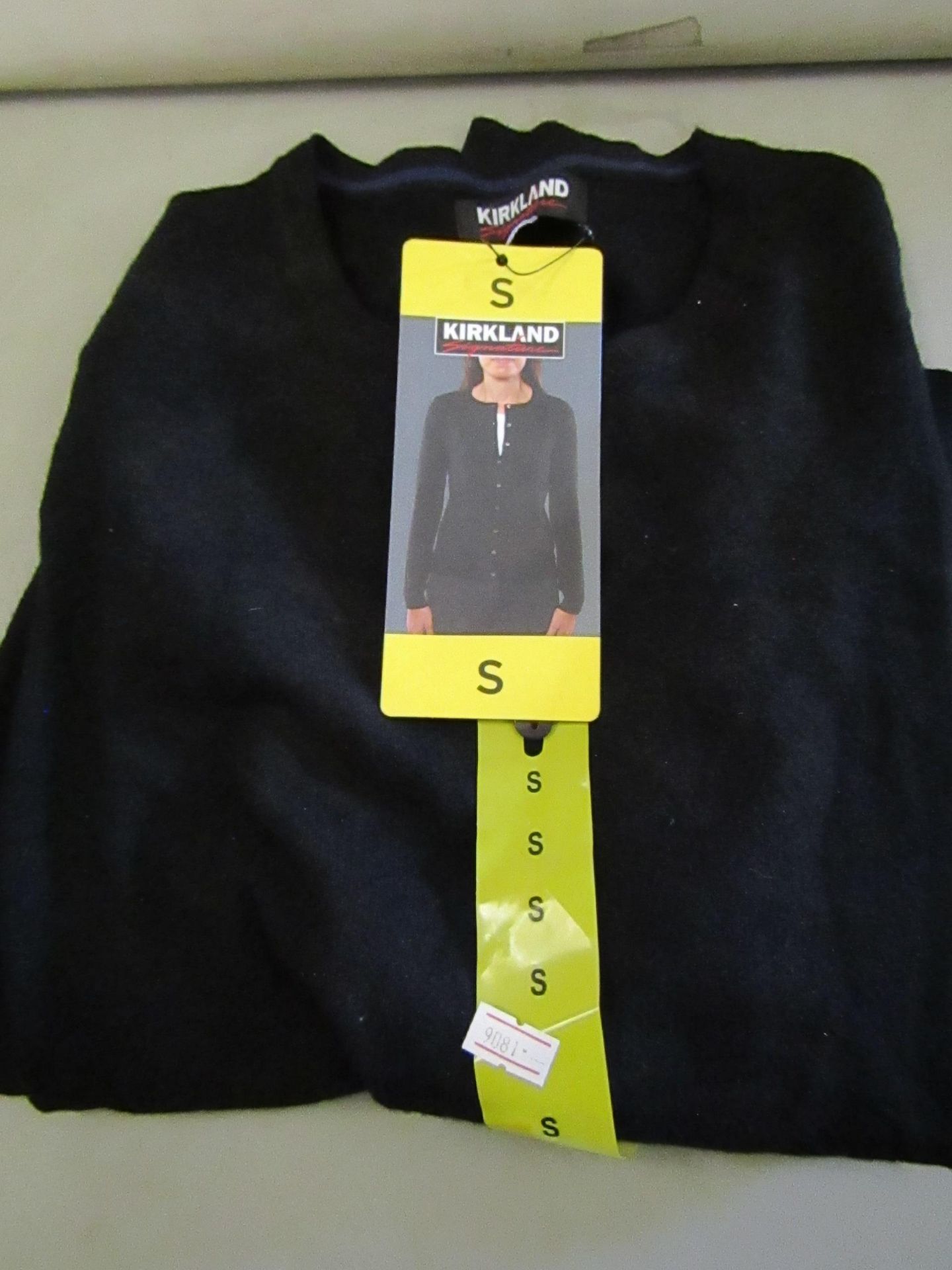 Kirkland Signature Ladies Cardigan Black Size Sml New With Tags