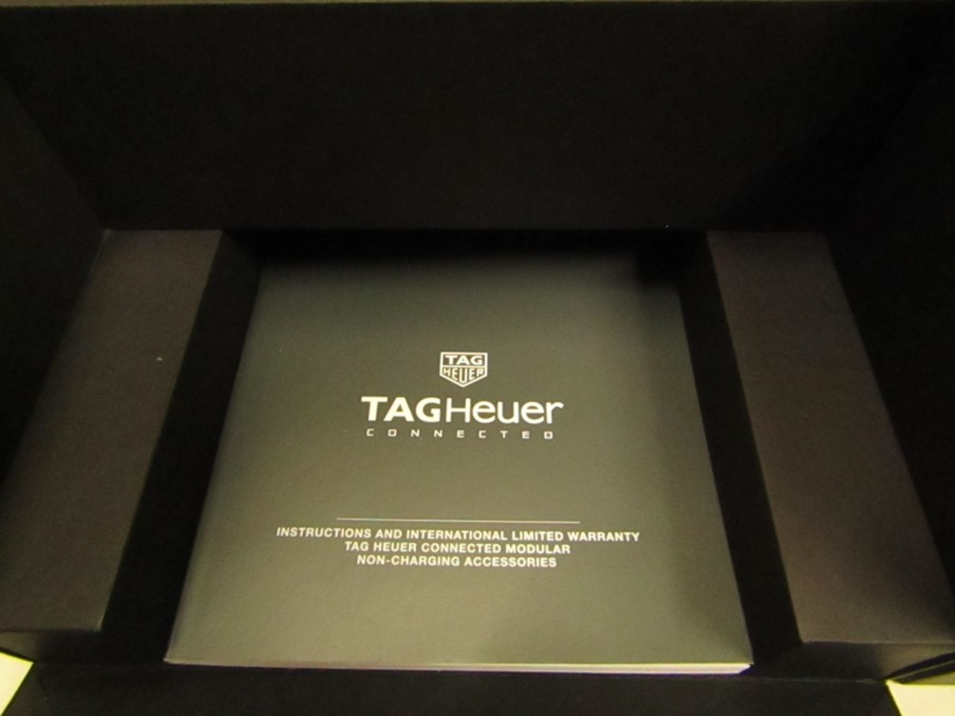 Tag Heuer Connected Modular 41 (SBF81) smart watch with Black rubber strap, comes with a spare - Image 15 of 15