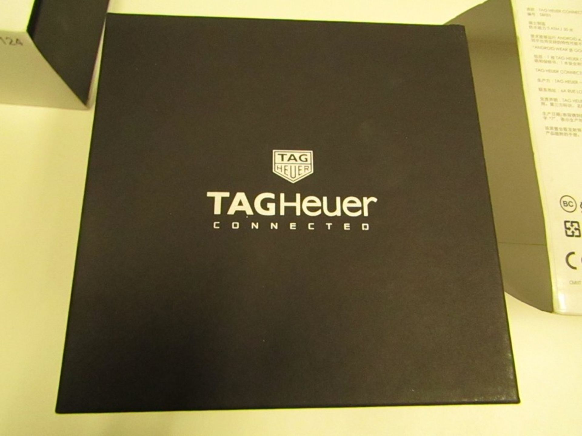 Tag Heuer Connected Modular 41 (SBF81) smart watch with Black rubber strap, comes with a spare - Image 3 of 15