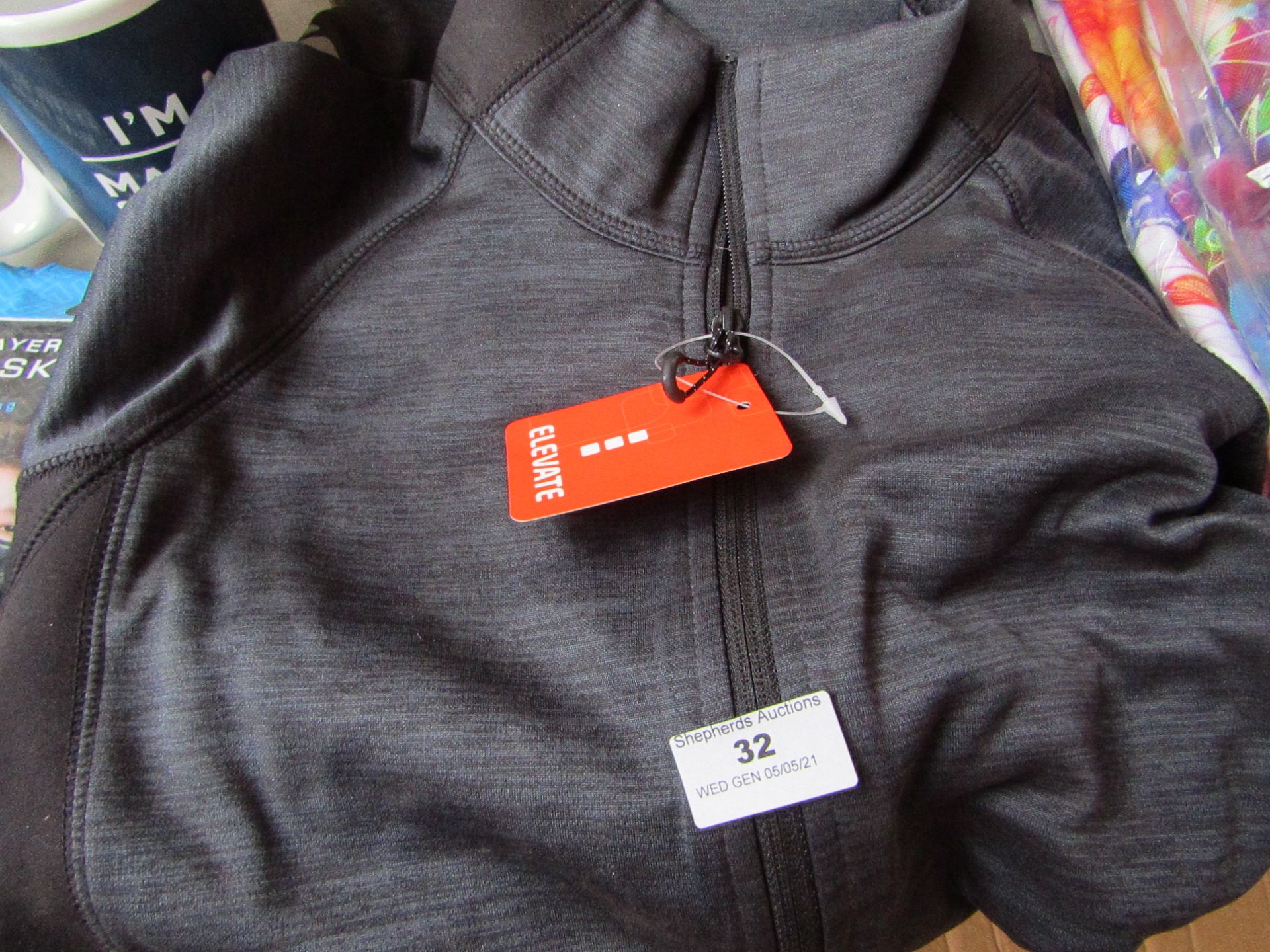 Elevate - Richmond Knit Charcoal Jacket - Size XS - Original Tags. - May Need A Wash As Item Is
