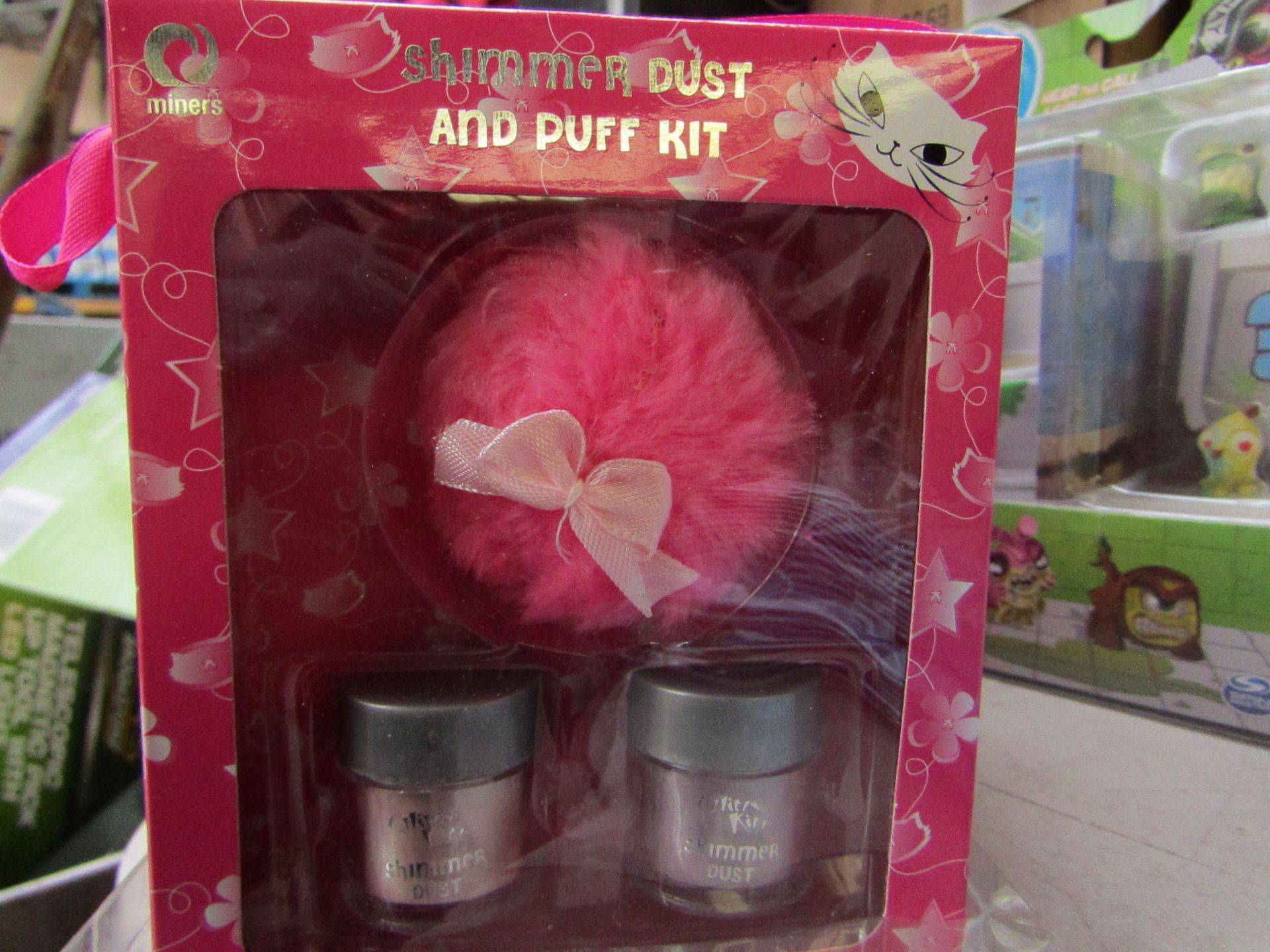 6x Miners - Shimmer Dust & Puff Kit - Unused & Boxed.