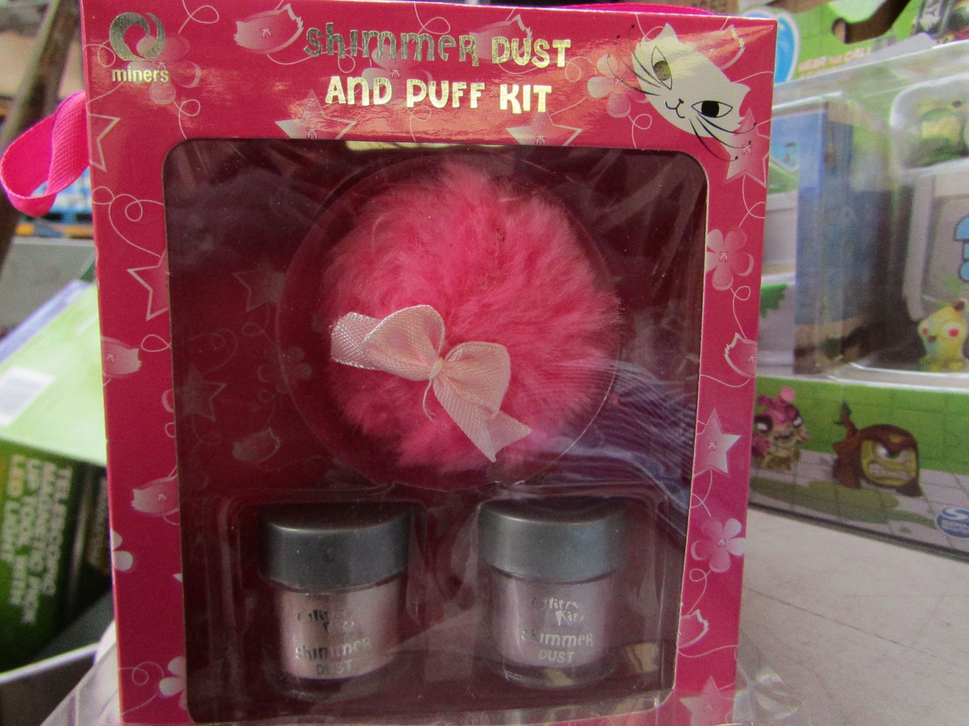 6x Miners - Shimmer Dust & Puff Kit - Unused & Boxed.