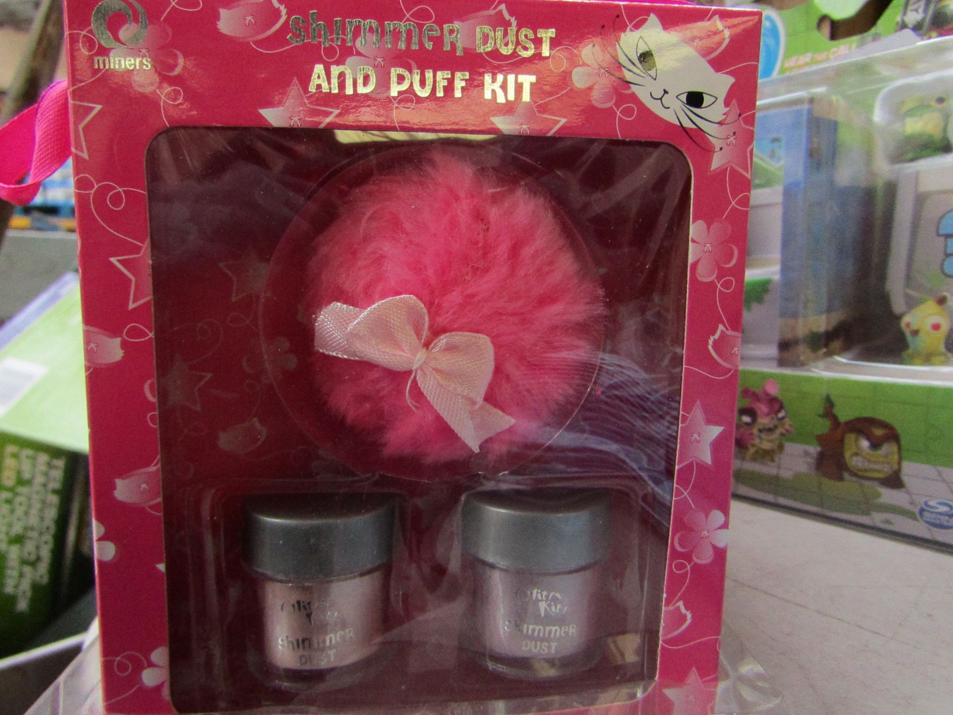 6x Miners - Shimmer Dust & Puff Kit - Unused & Boxed.