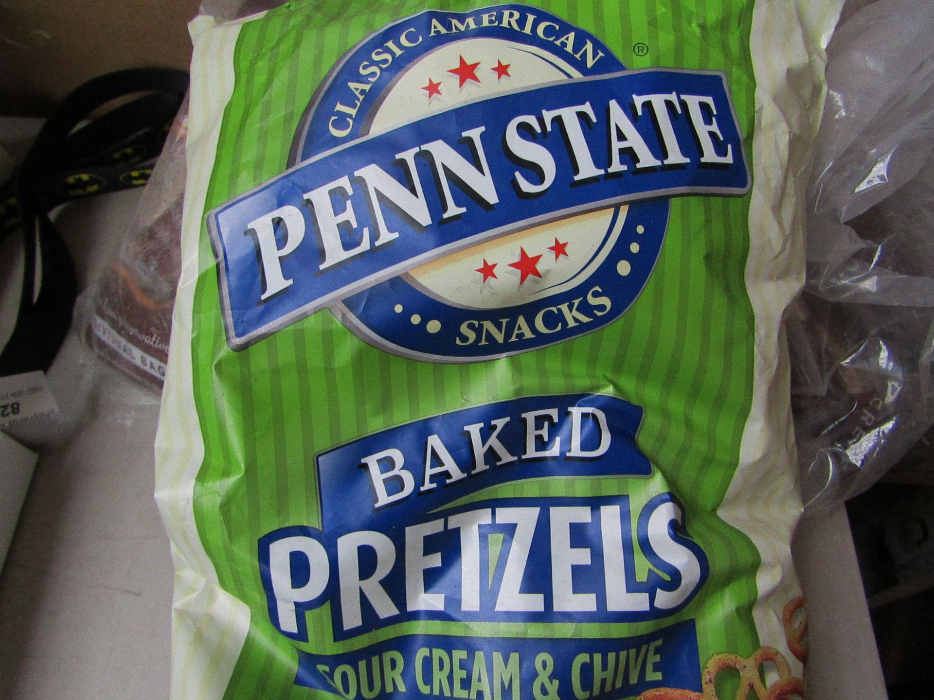 Pennstate - Baked Sour Cream & Chive Pretzels - BBD 09/21. - Unused & Packaged.