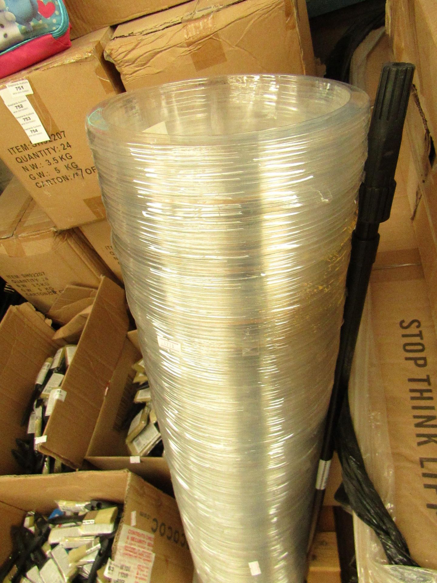 10x Diall - Plastic Disposable Buckets - 2 Litre Capacity - Unused.