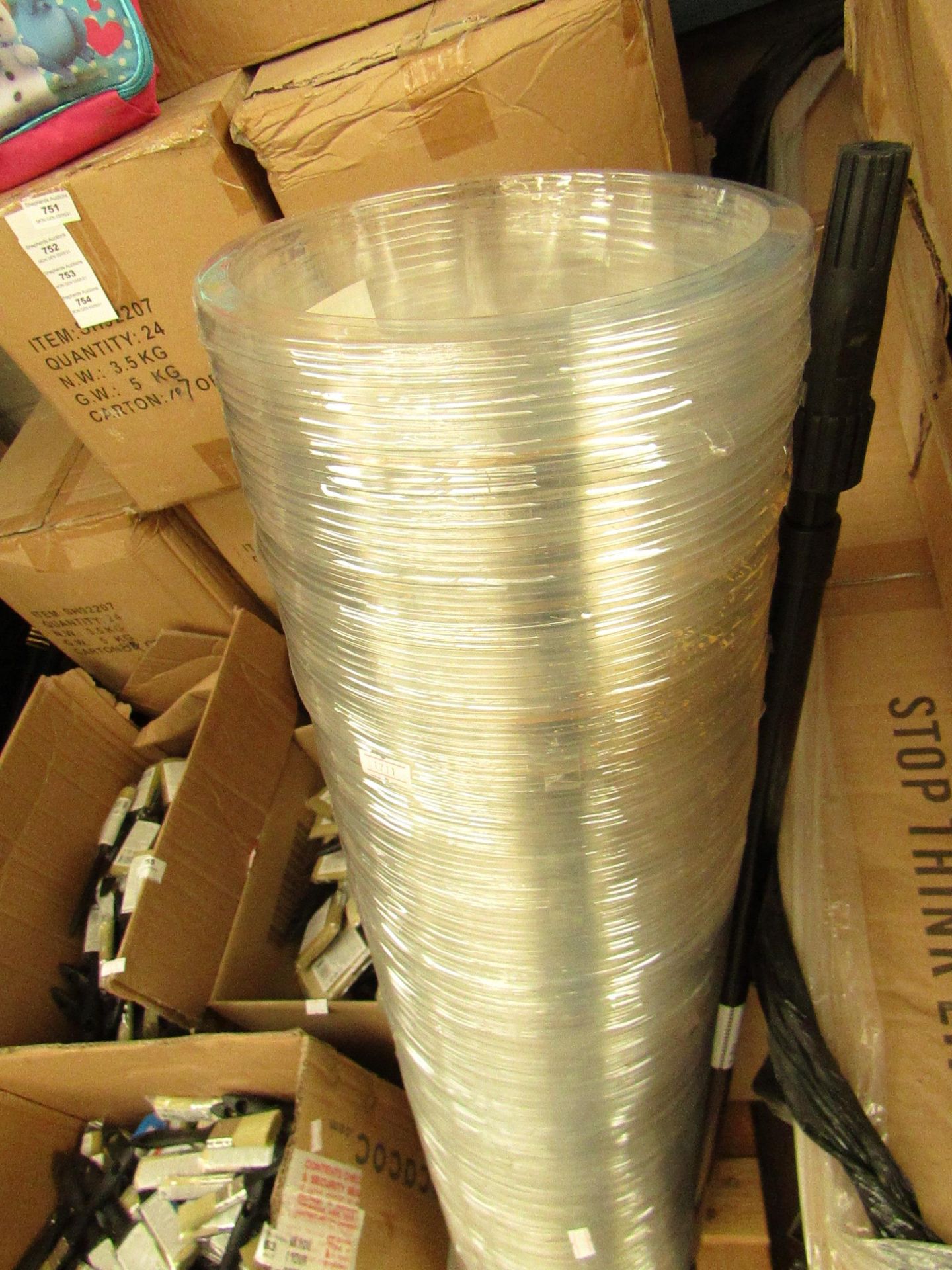 10x Diall - Plastic Disposable Buckets - 2 Litre Capacity - Unused.