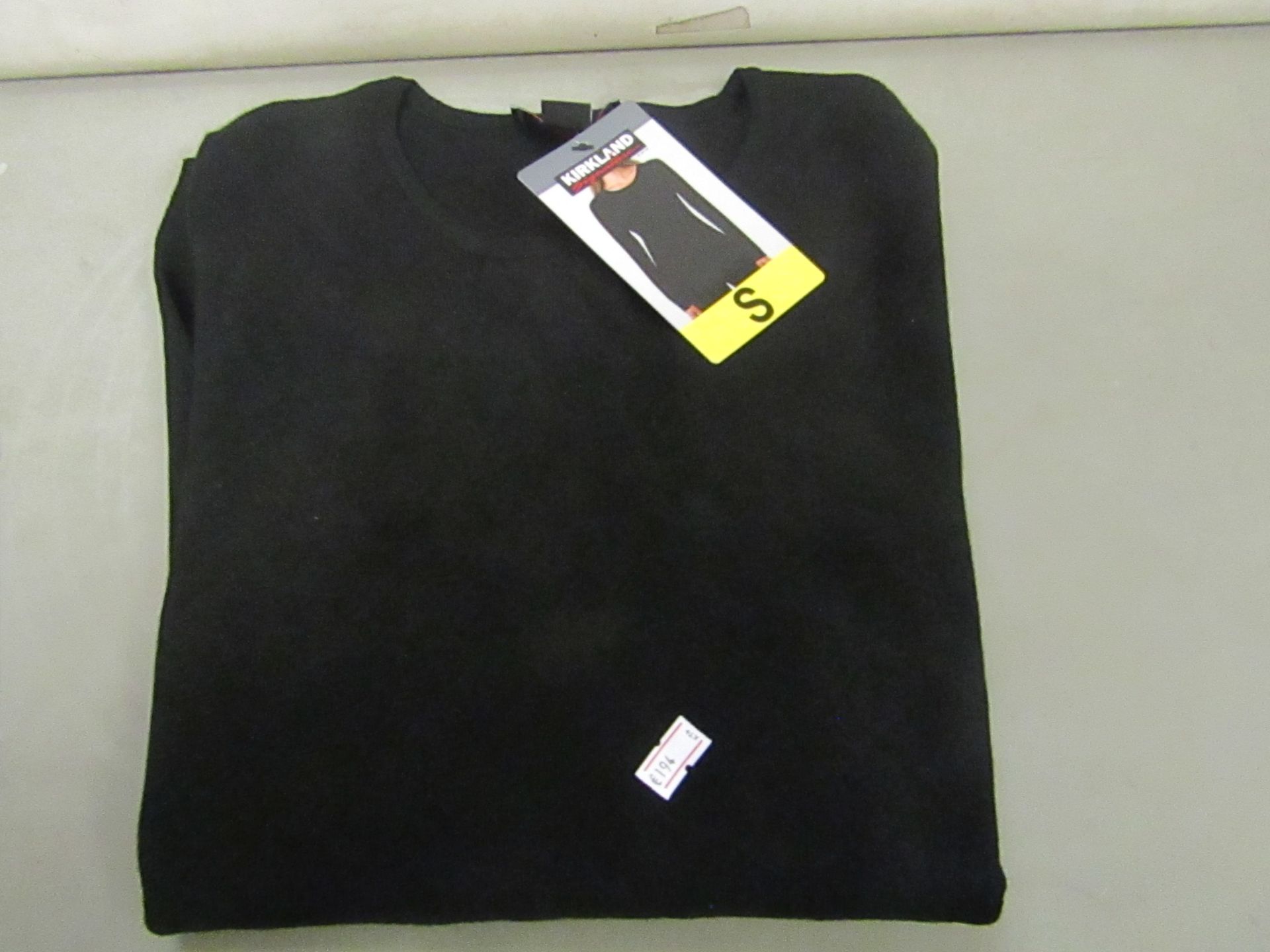 Kirkland Signature Ladies Crew Neck Sweater Black Size S New With Tags