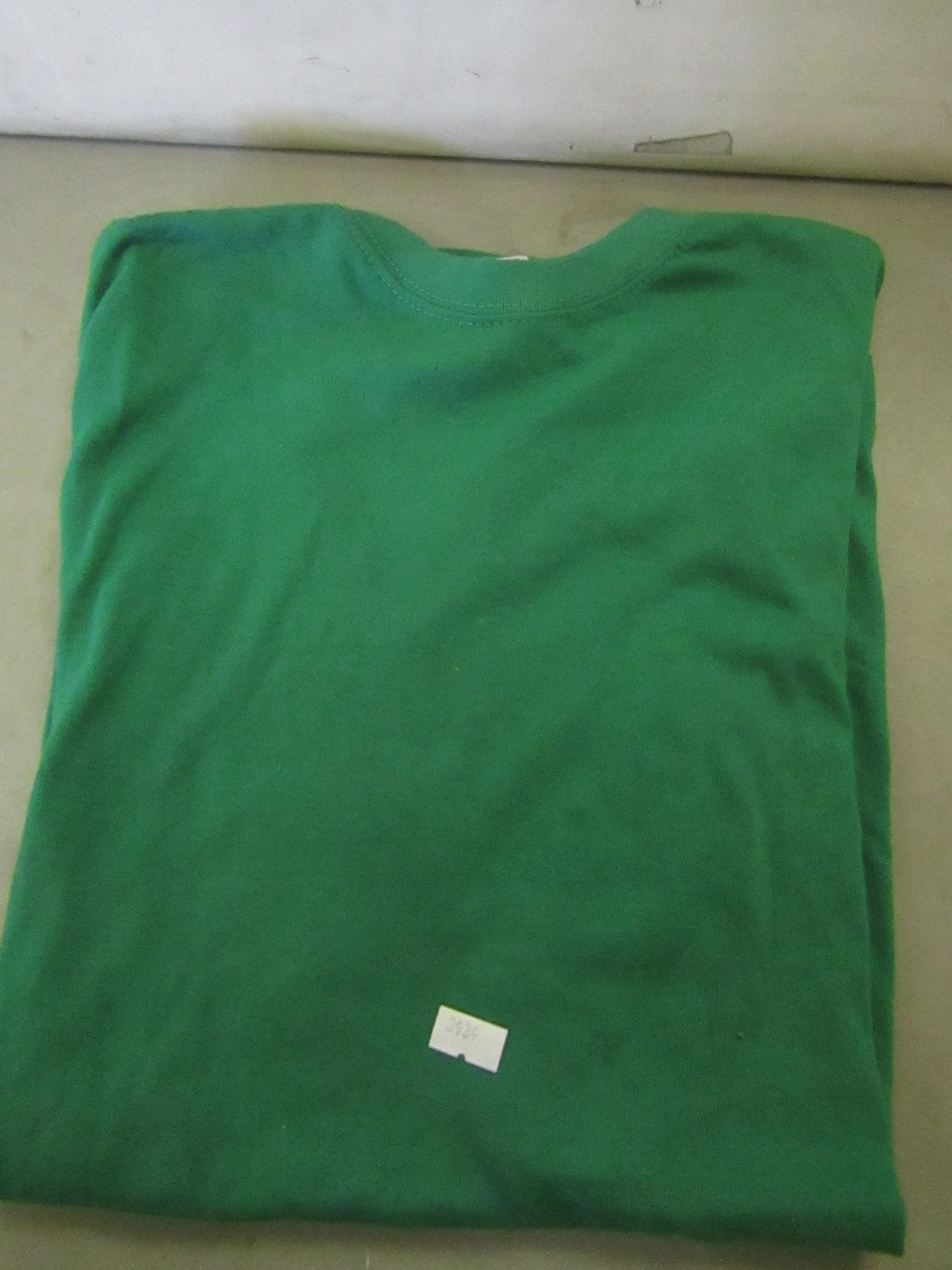 10 X Green Round Neck Short Sleeve T/Shirts Size M Look Unworn