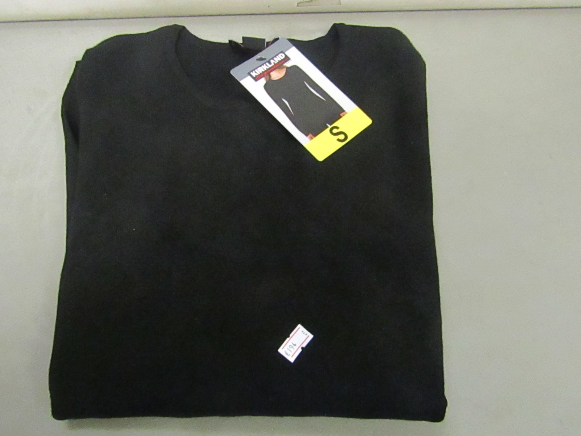 Kirkland Signature Ladies Crew Neck Sweater Black Size S New With Tags