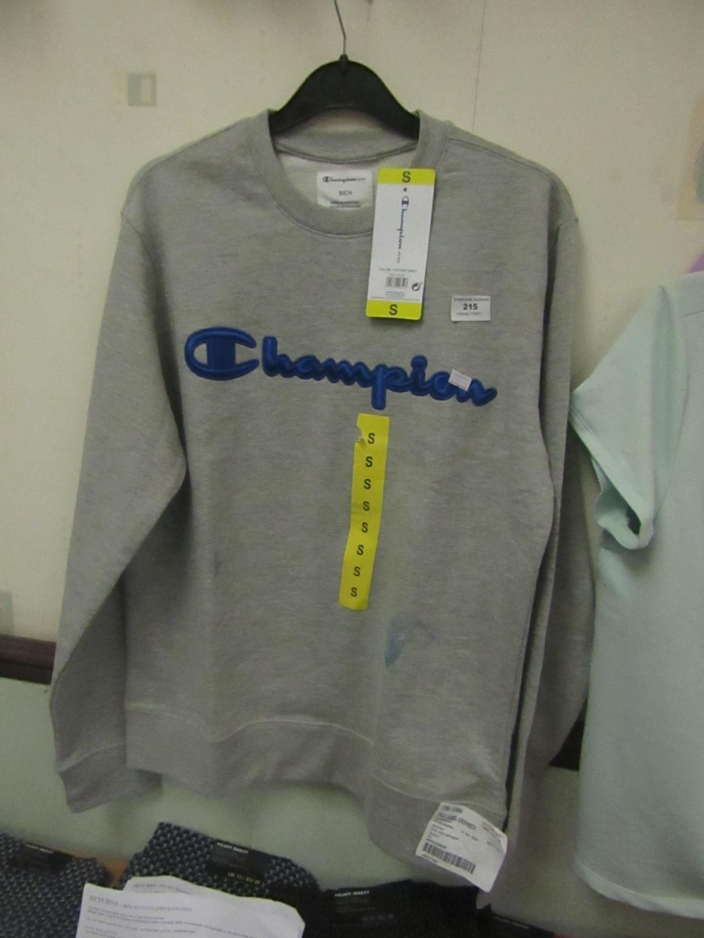 Champion Sweatshirt Size S Although Not Worn it Has A Blue Mark on the Front