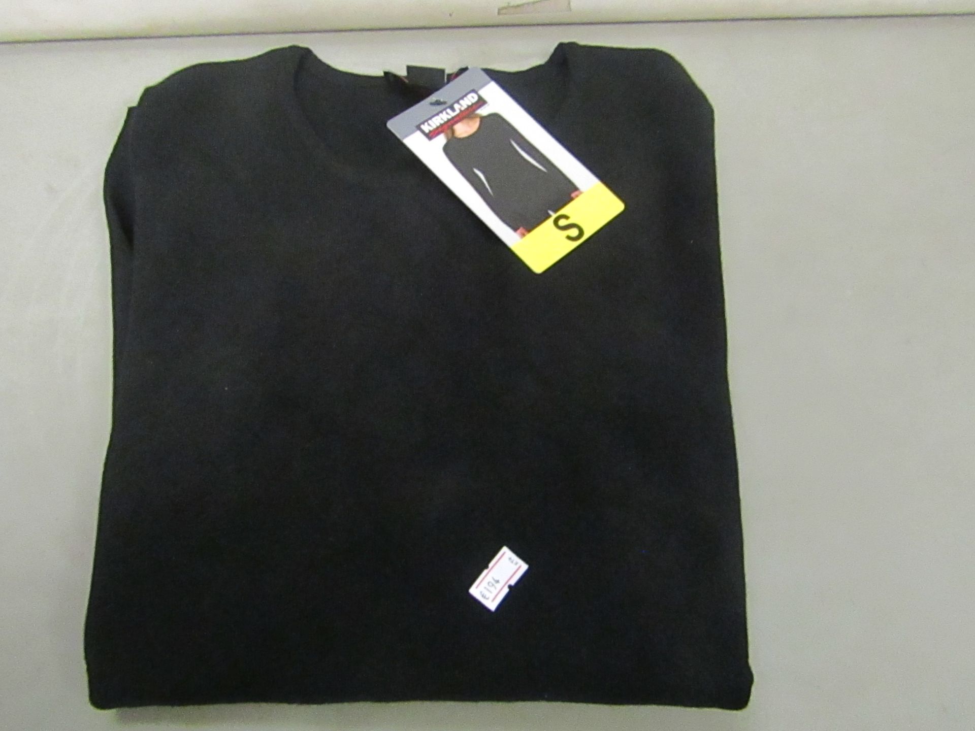 Kirkland Signature Ladies Crew Neck Sweater Black Size S New With Tags