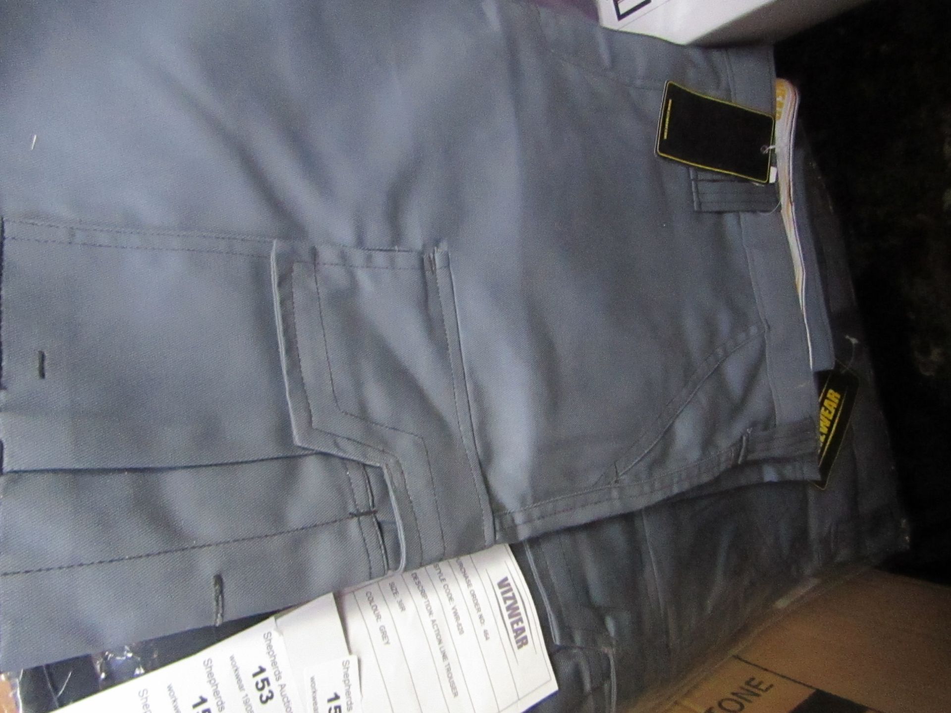 Vizwear - Action-line trousers Grey - size 36R - New & Packaged.