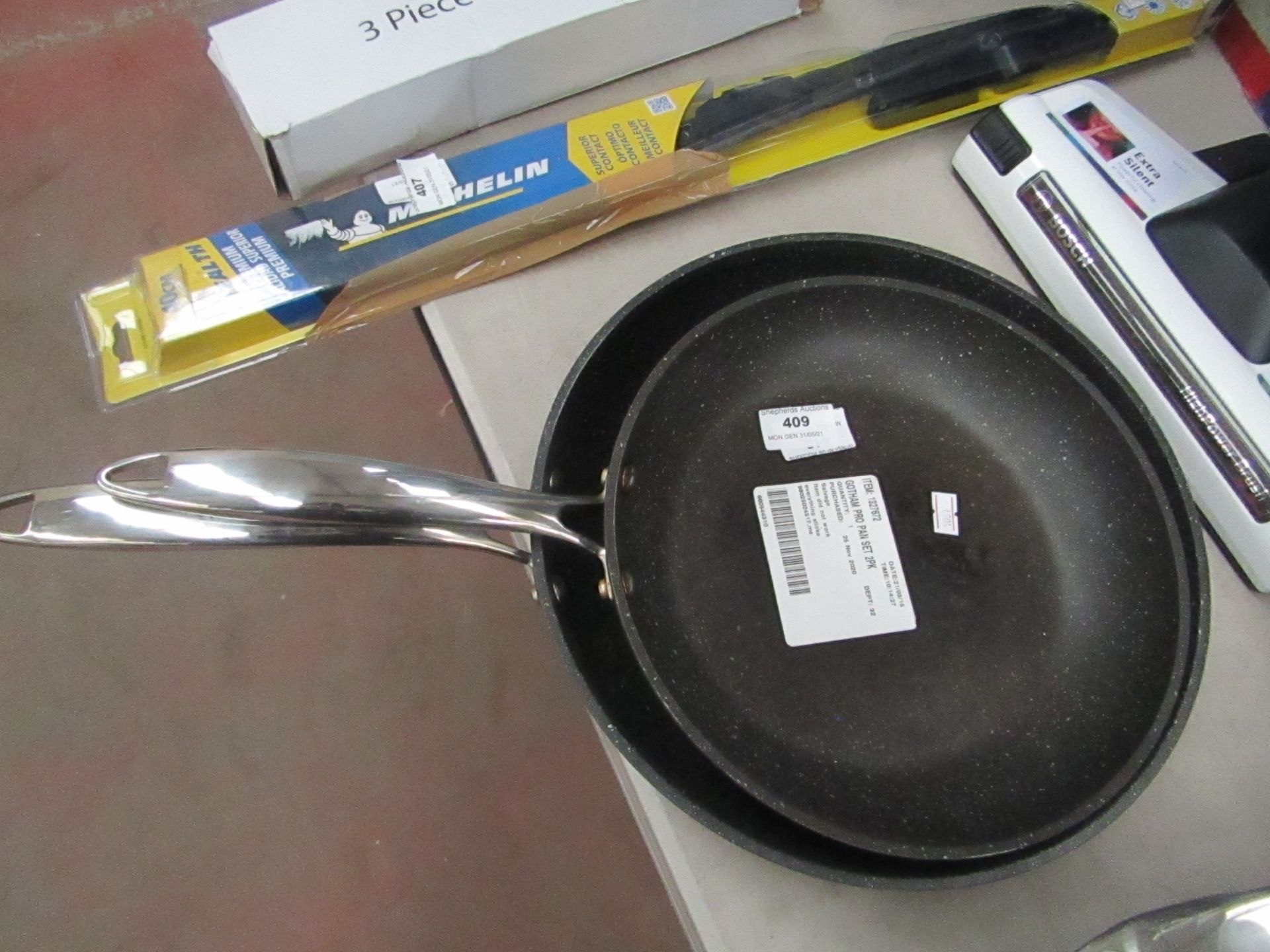 Gotham - 2 Piece Pro Frying Pan Set - Used Condition.
