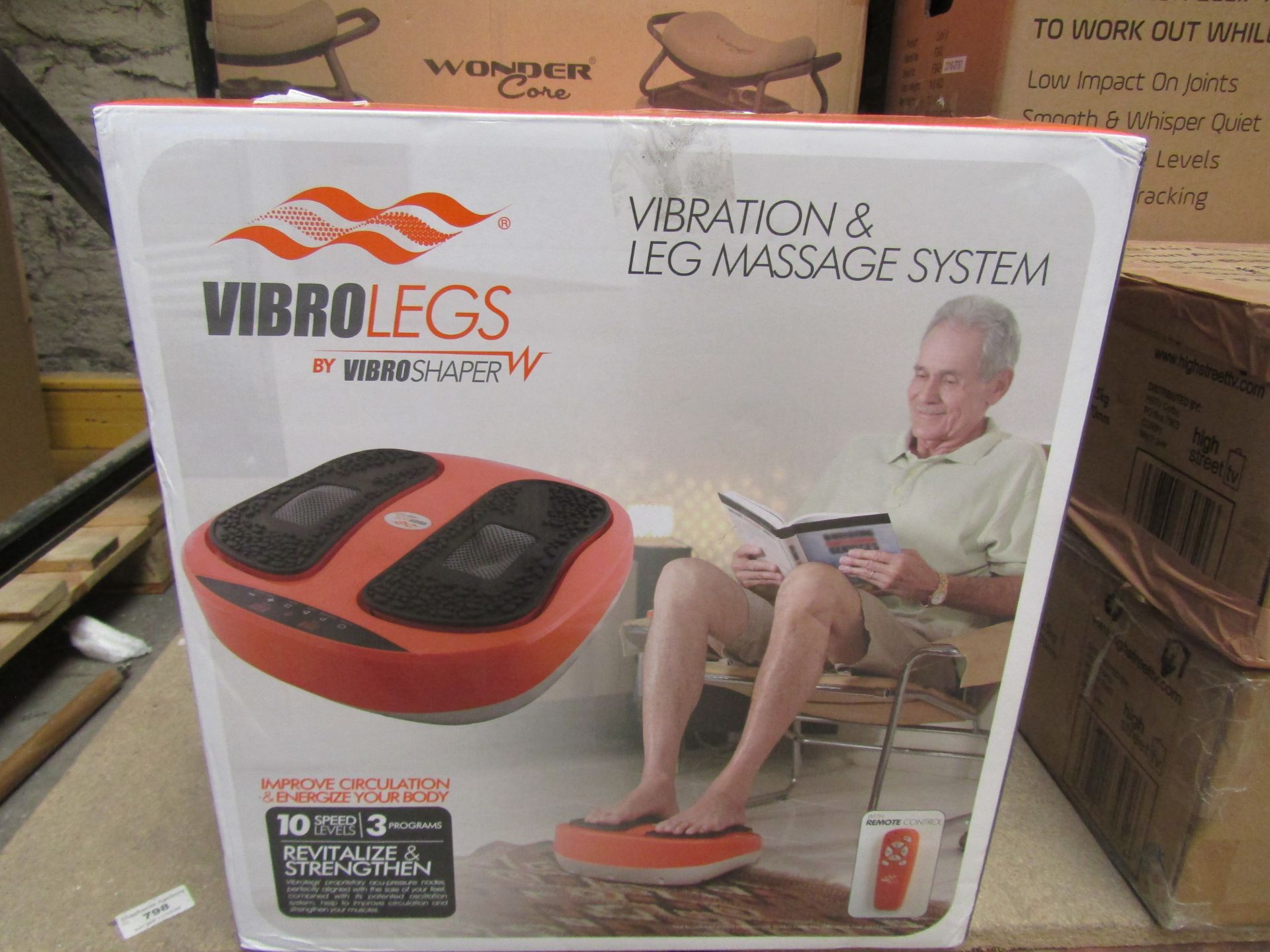 | 1x | VIBROLEGS VIBRATION & LEG MASSAGE SYSTEM | UNCHECKED & BOXED | NO ONLINE RESAIL | SKU