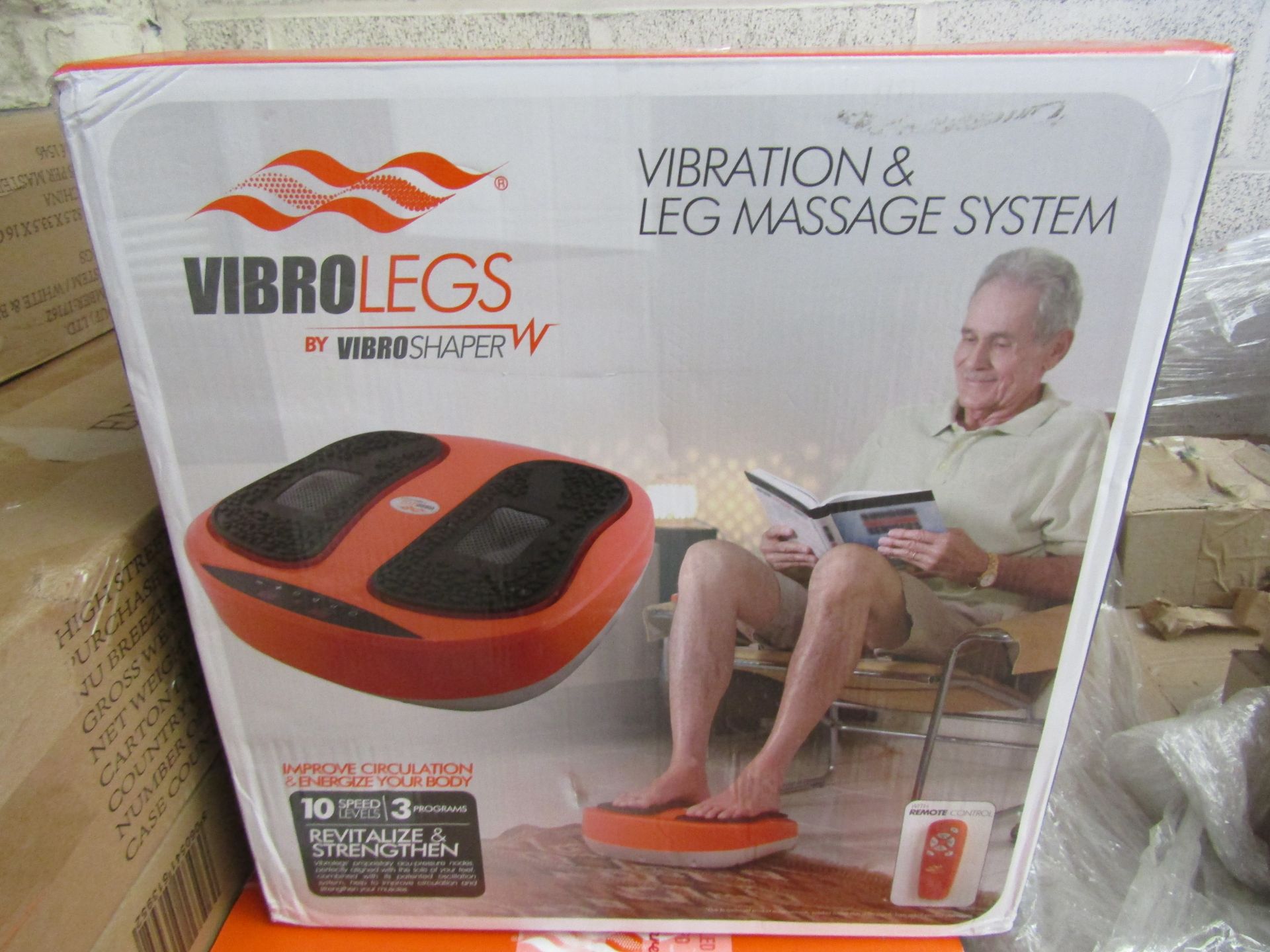 | 1x | VIBROLEGS VIBRATION & LEG MASSAGE SYSTEM | UNCHECKED & BOXED | NO ONLINE RESAIL | SKU