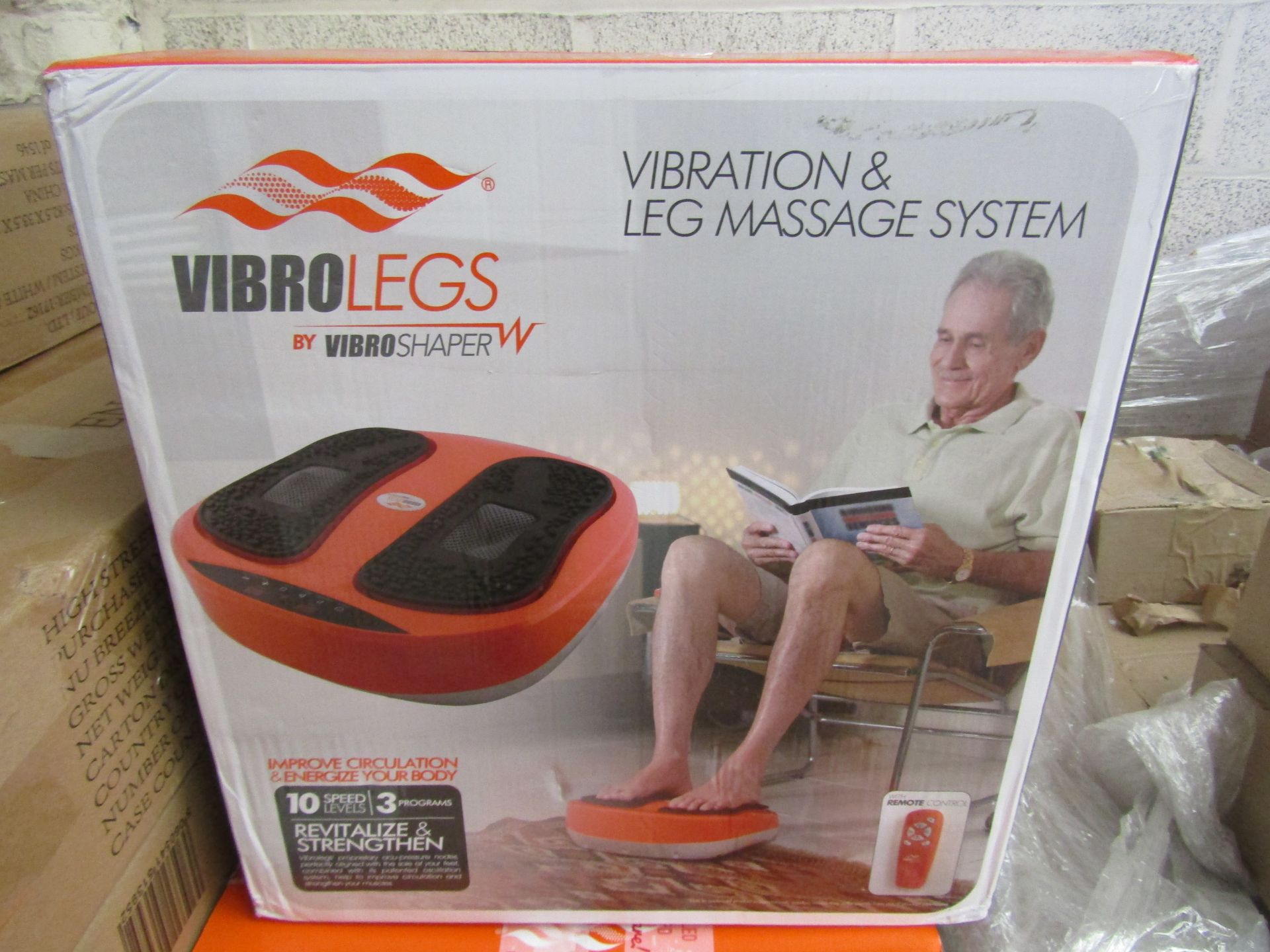 | 1x | VIBROLEGS VIBRATION & LEG MASSAGE SYSTEM | UNCHECKED & BOXED | NO ONLINE RESAIL | SKU