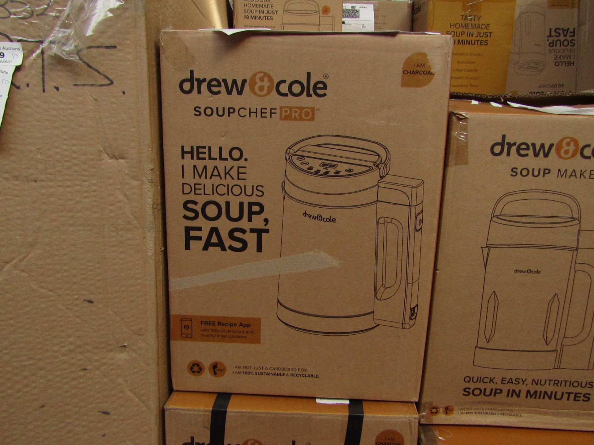| 6X | DREW AND COLE SOUP CHEF | BOXED AND UNCHECKED | NO ONLINE RESALE | SKU C5060541516809 |