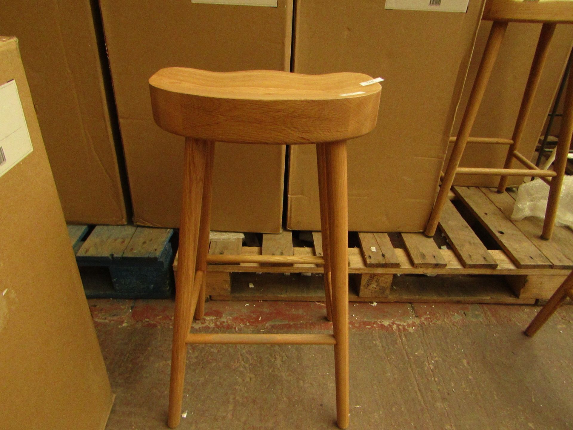 | 1X | COX & COX WEATHERED OAK COUNTER STOOL | NO VISIBLE DAMGE & BOXED | RRP £225 |