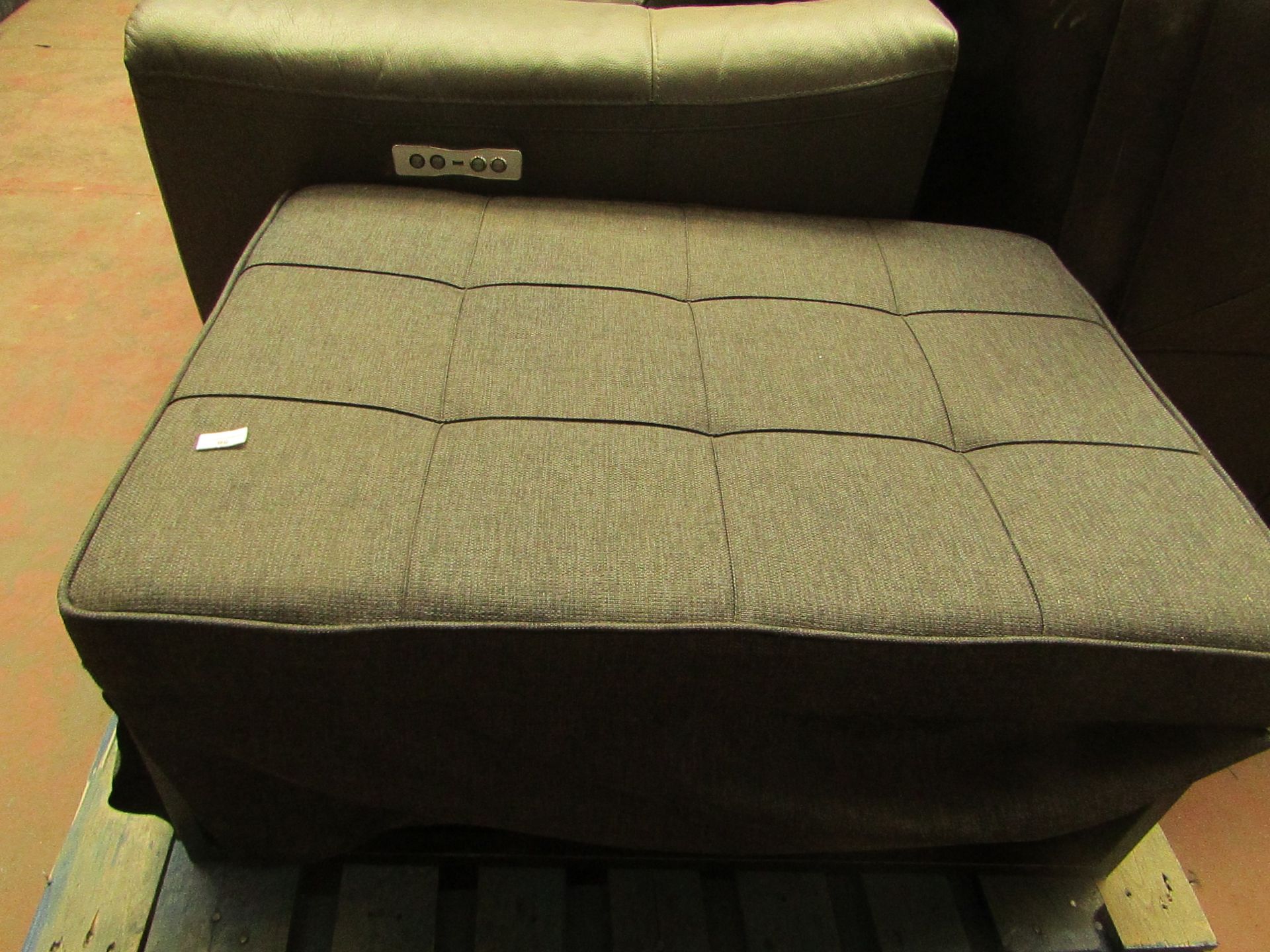 Costco Folding Footstool Sofa Bed Black | Some dirty Marks Present | RRP £299 |