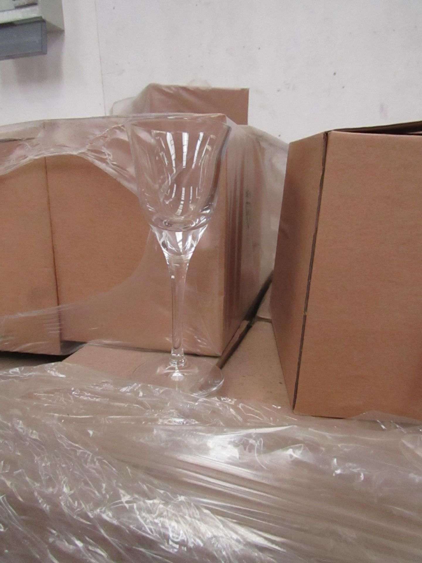 6x 7 Piece Tornado glassware set, new and packaged.