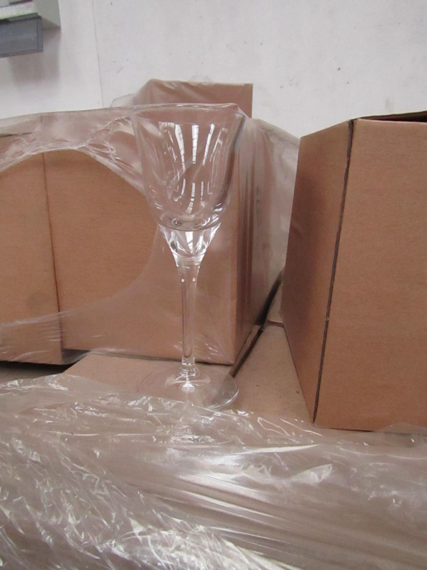 6x 7 Piece Tornado glassware set, new and packaged.