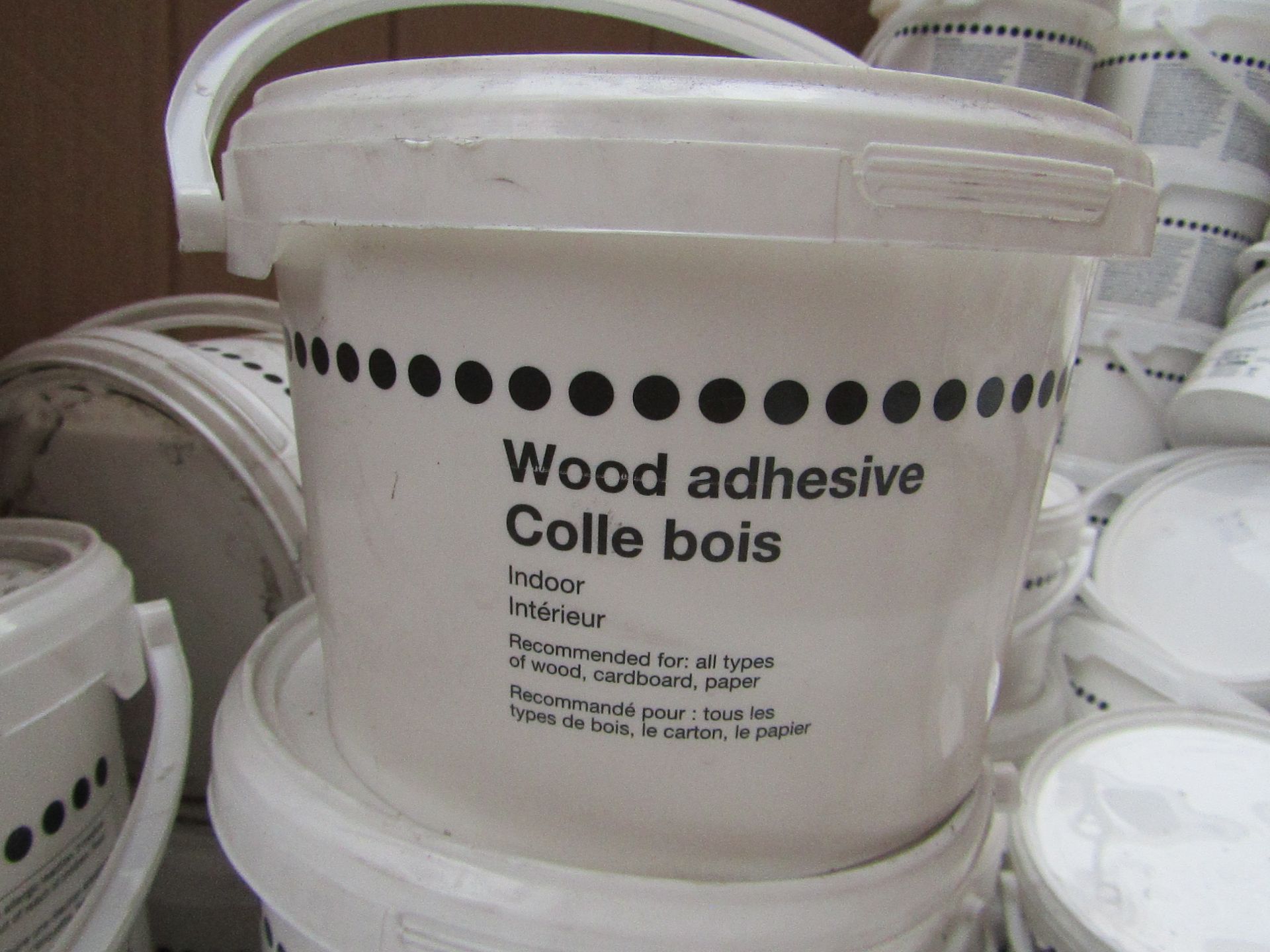 10x Wood Adhesive (Suitable for Wood, Cardboard & Paper) - 2.5 Litres - All Unused & Sealed.