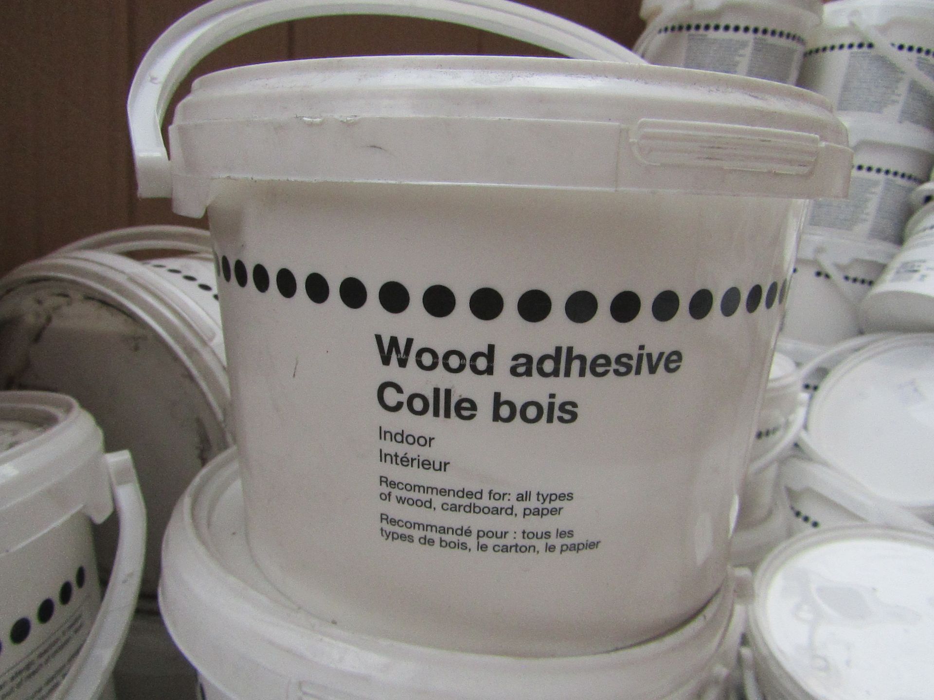 10x Wood Adhesive (Suitable for Wood, Cardboard & Paper) - 2.5 Litres - All Unused & Sealed.