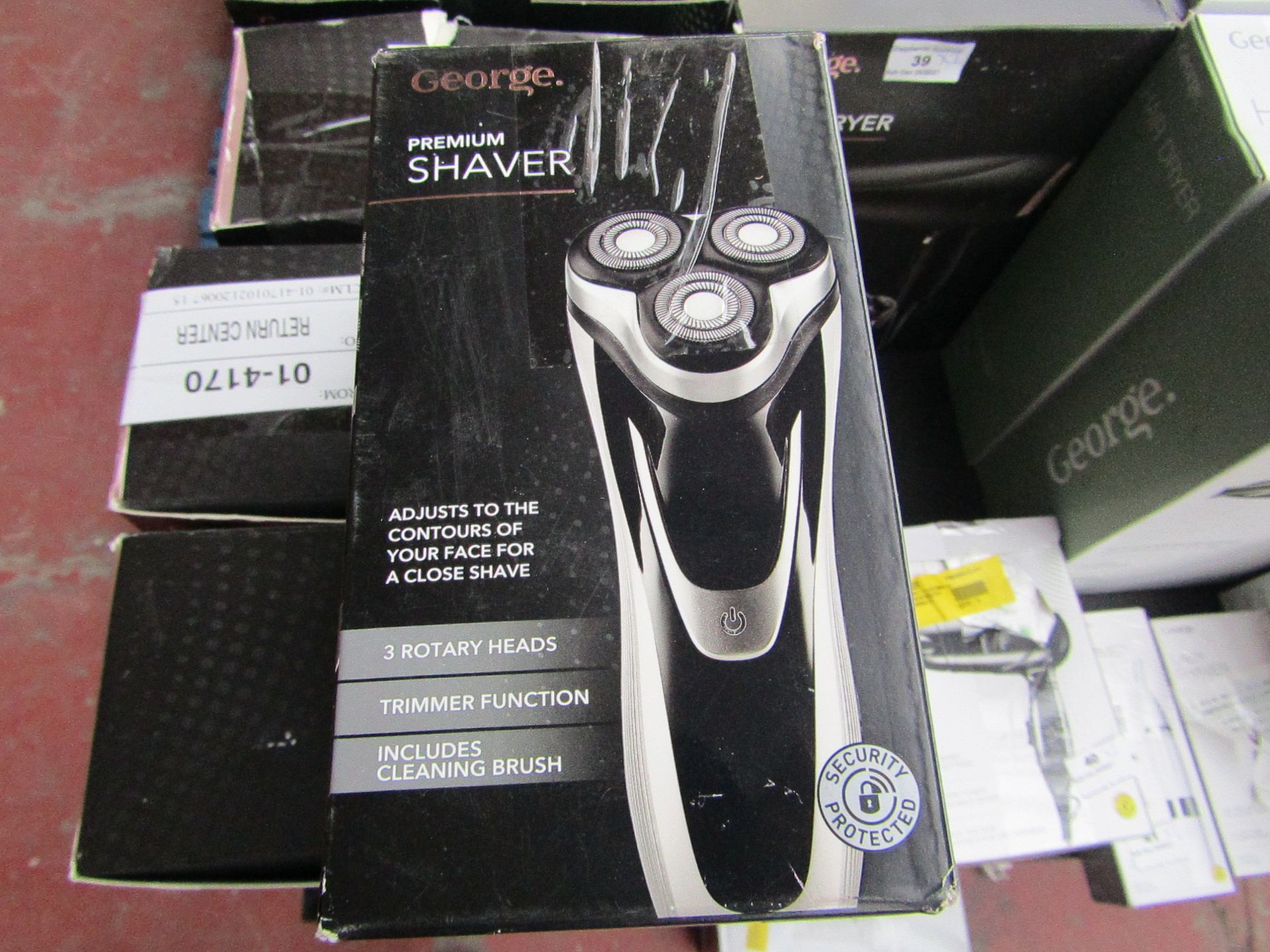 | 3X | PREMIUM SHAVER, 3 ROTARY HEADS | UNCHECKED & BOXED | NO ONLINE RESALE | SKU C057172361748 |